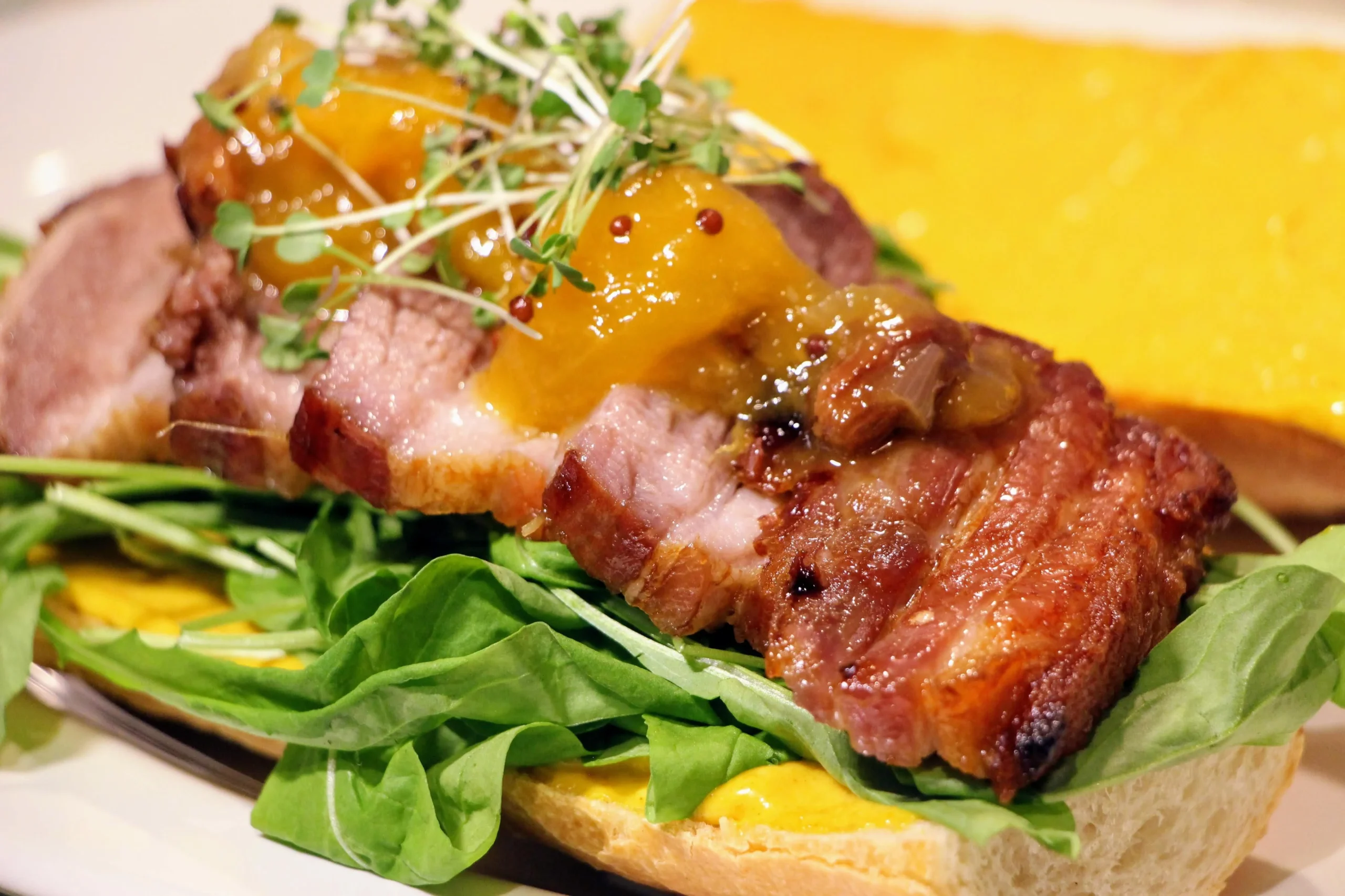 Pork Belly Sandwich Yellow Curry