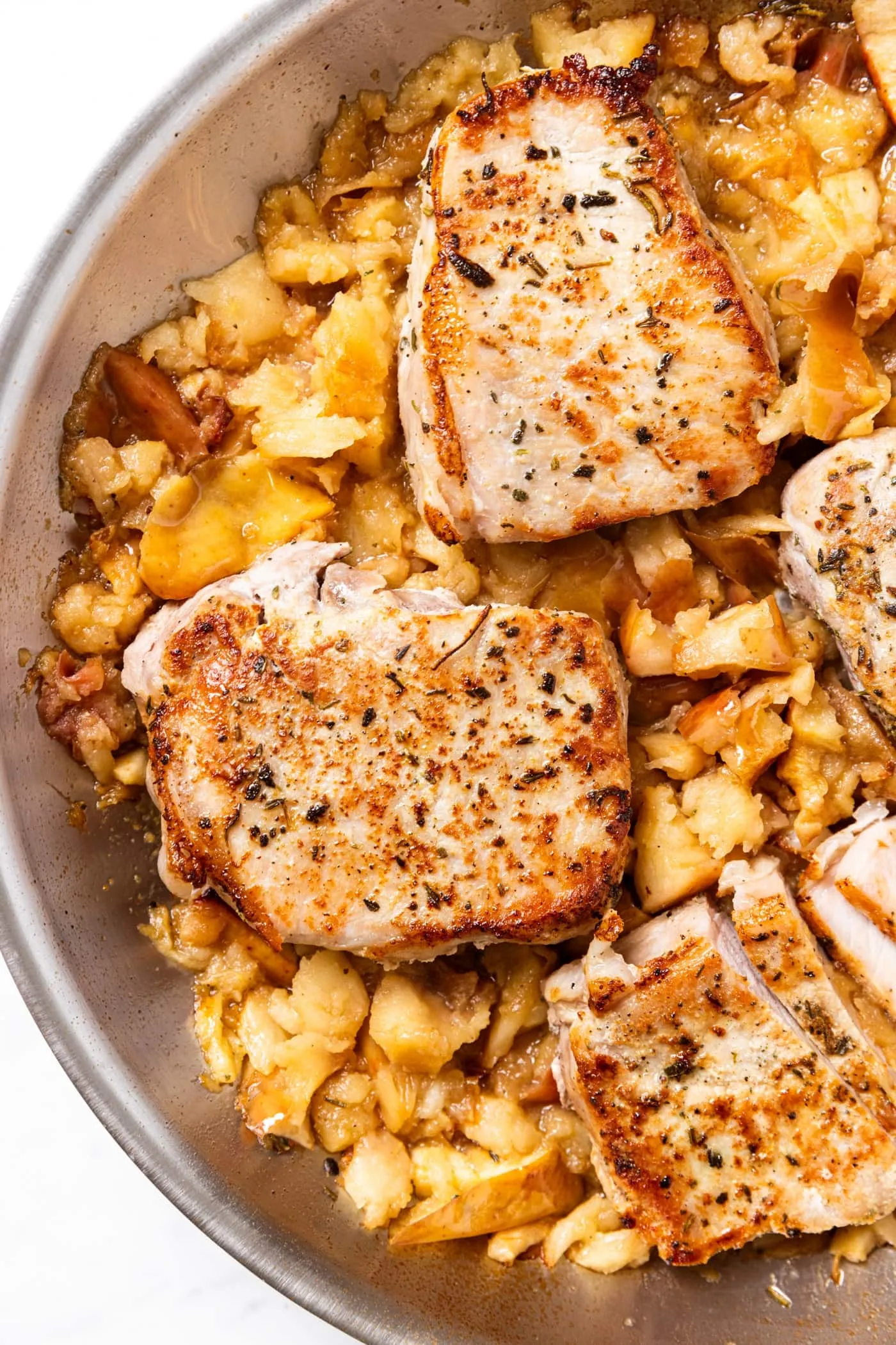 Pork Chops and Applesauce