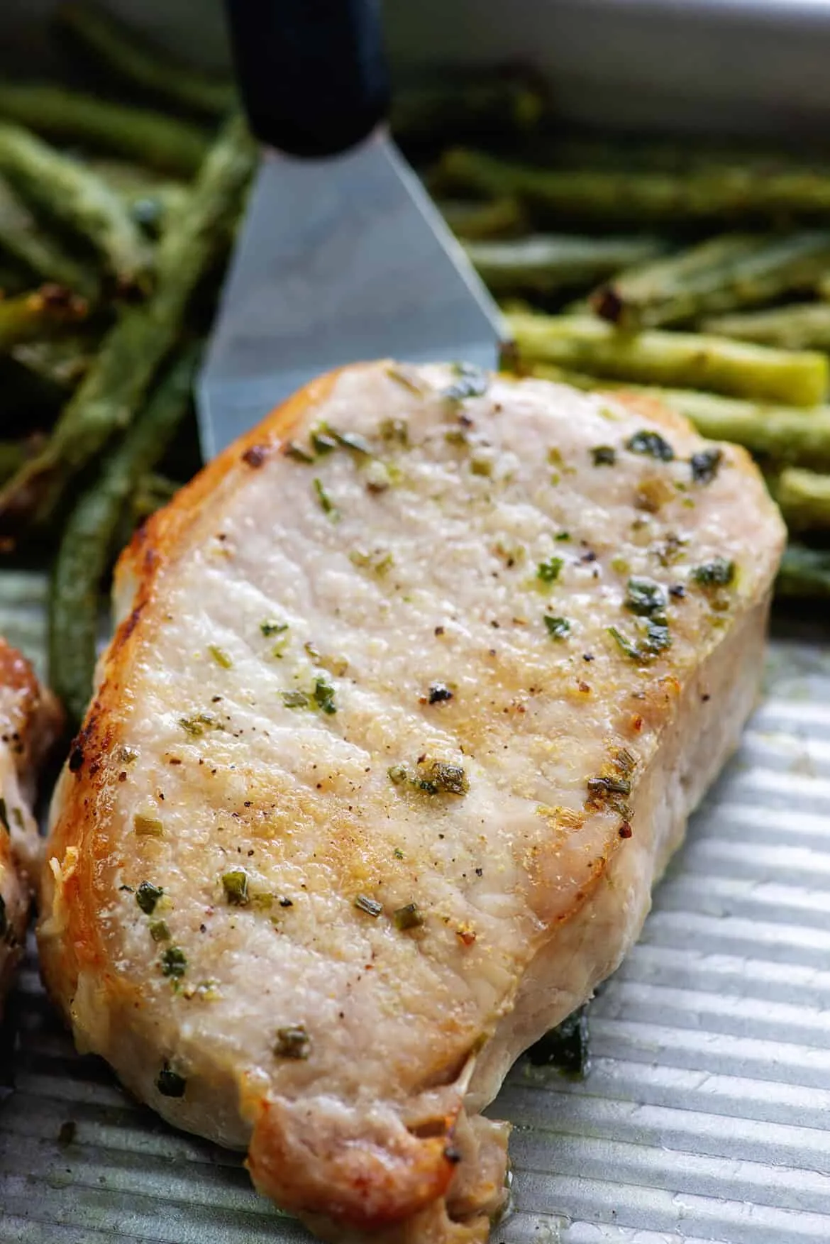 Pork Chops and Green Beans