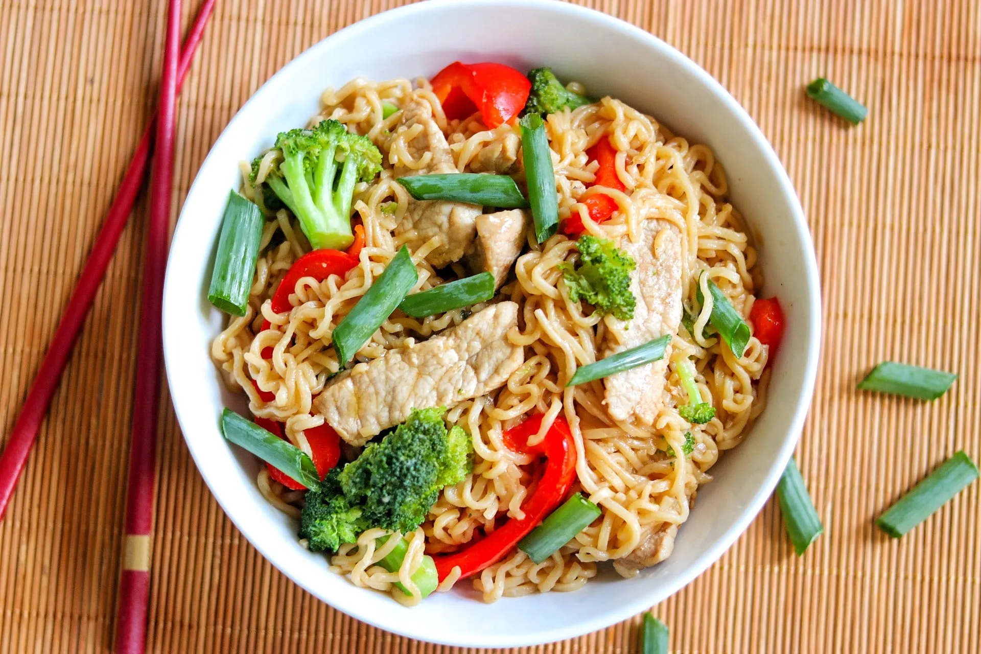 Pork Ramen Stir Fry