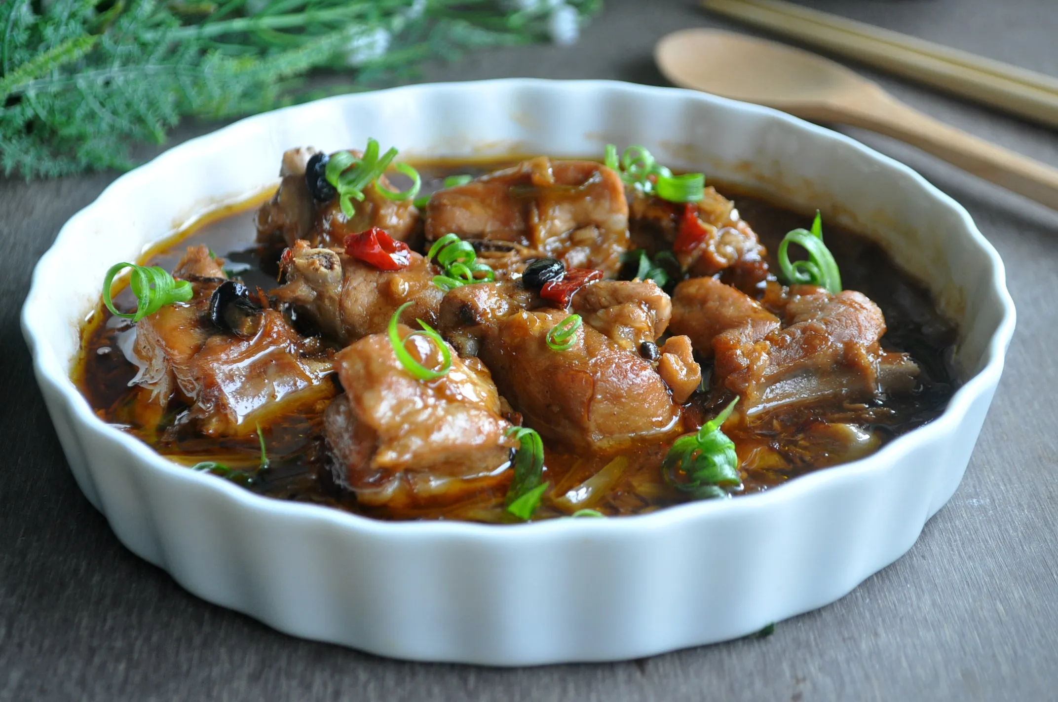 Pork Ribs Black Bean Sauce