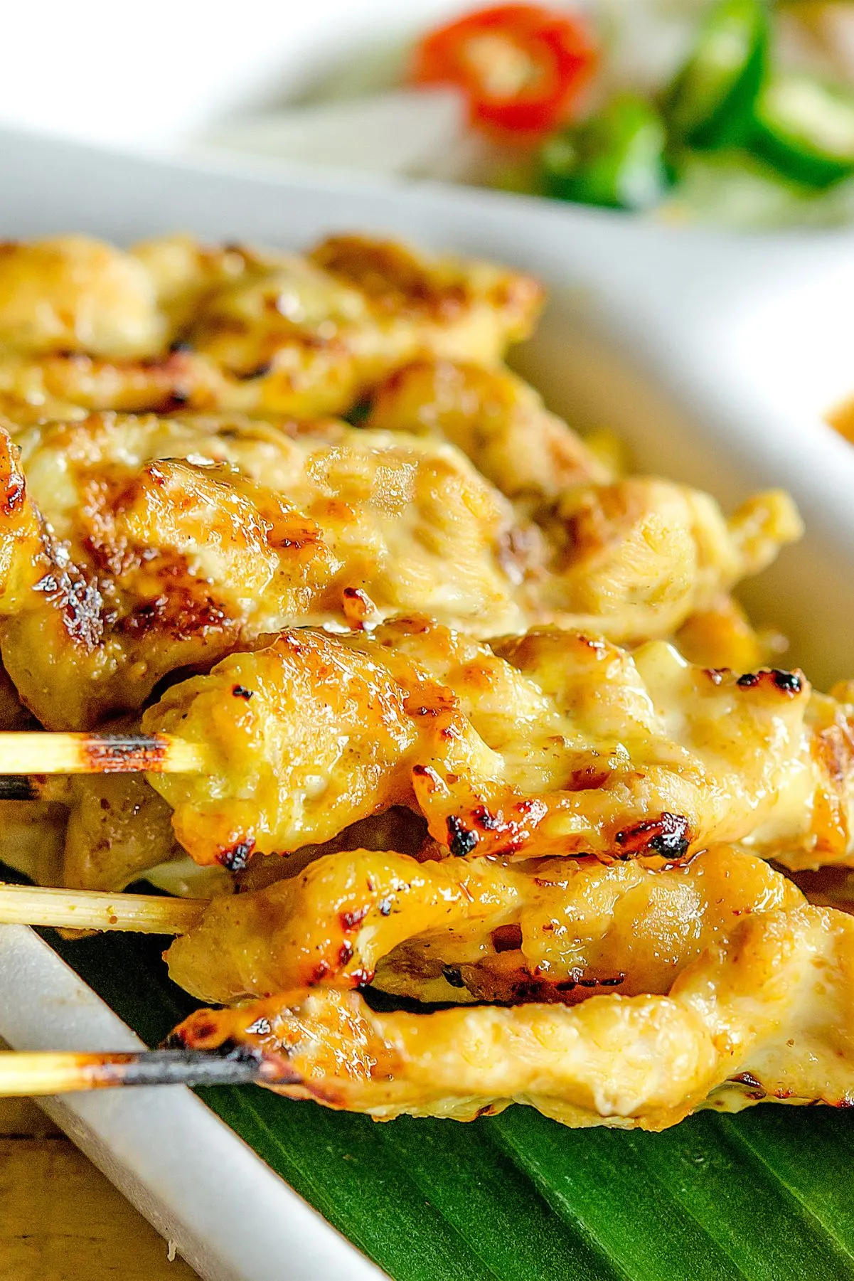 Pork Satays with Peanut Sauce