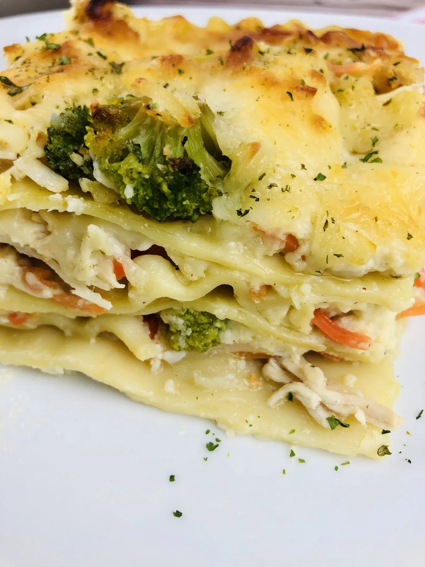 Pork Tallegio and Broccoli Lasagne