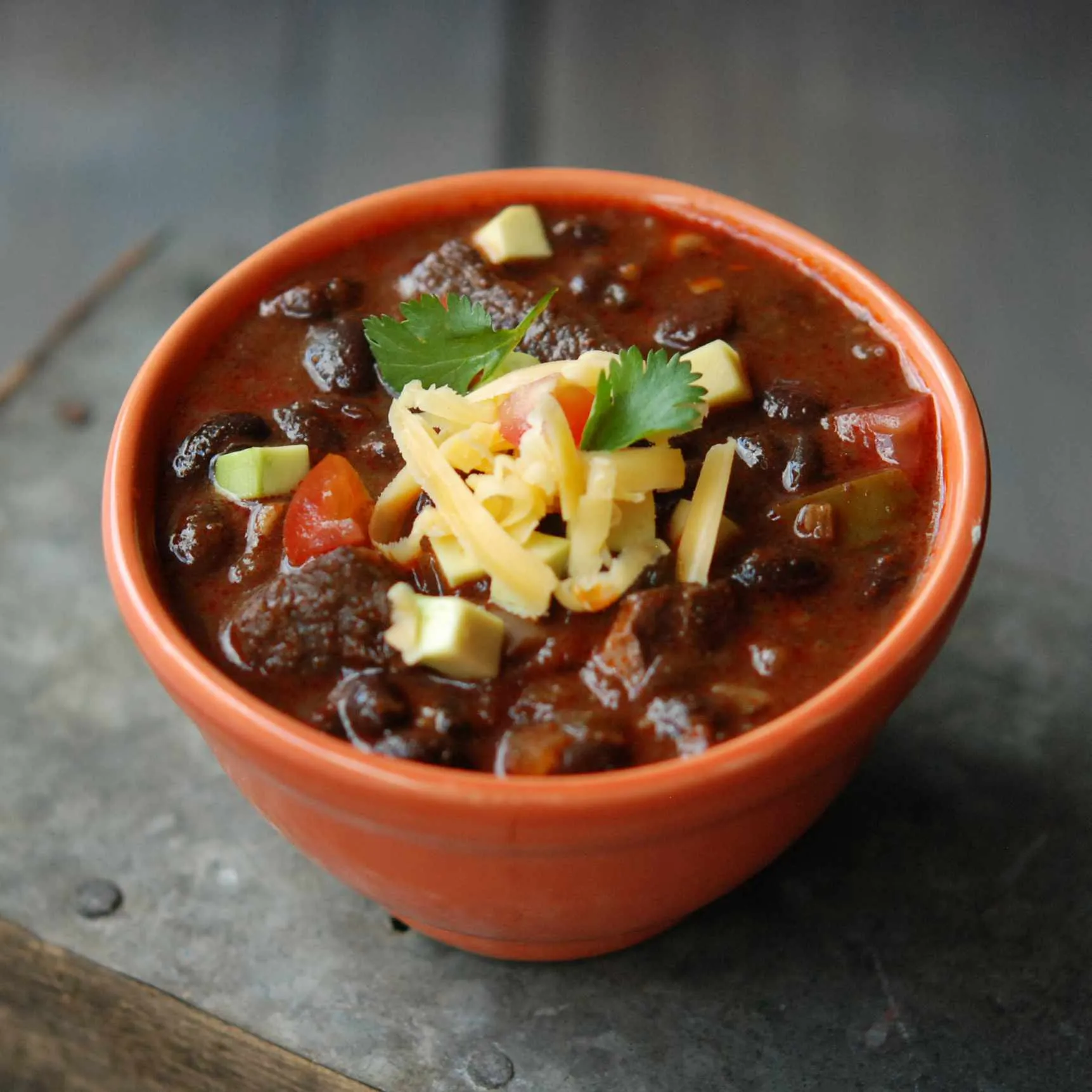 Pork and Black Bean Chili