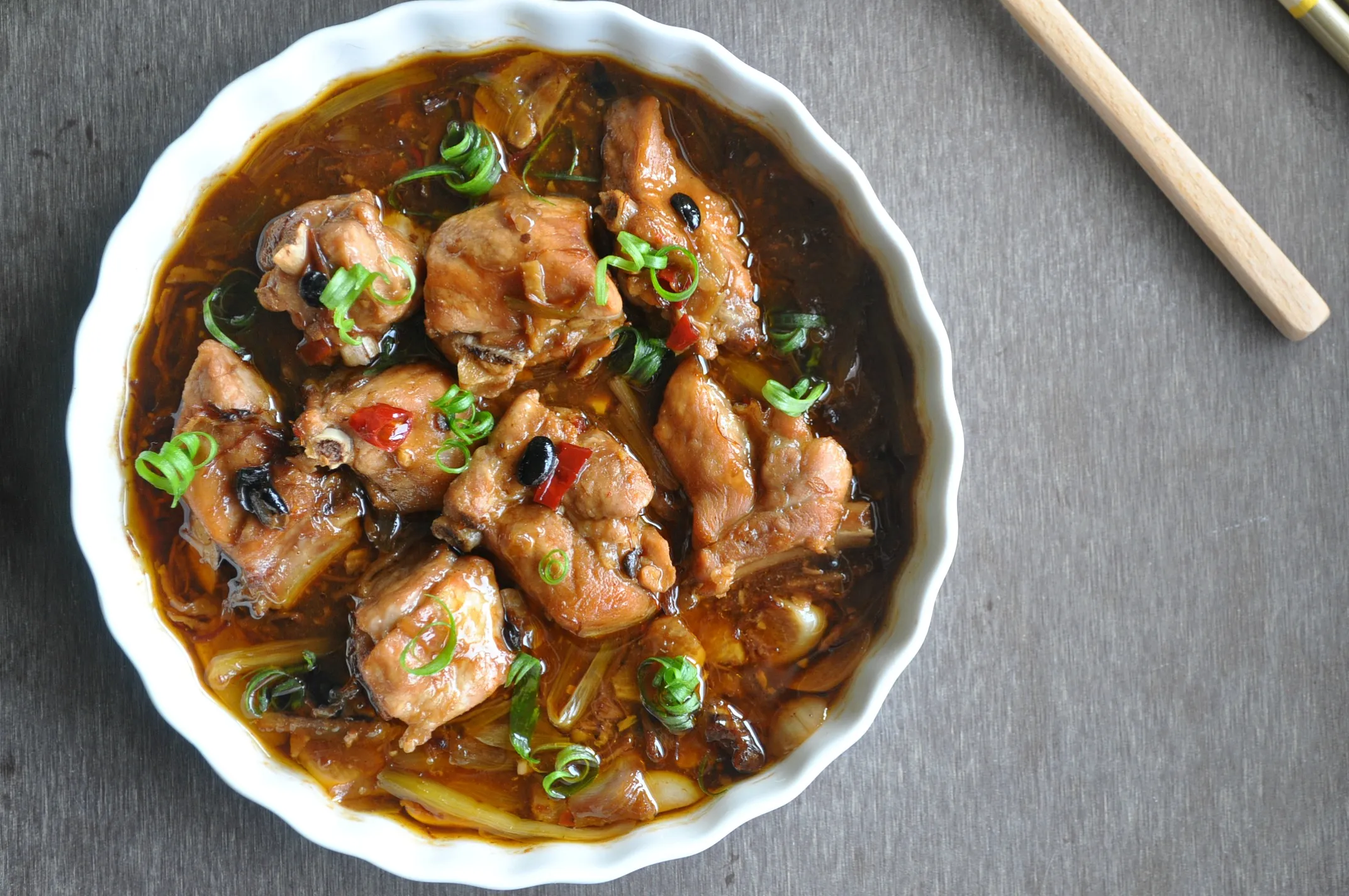 Pork with Black Bean Sauce