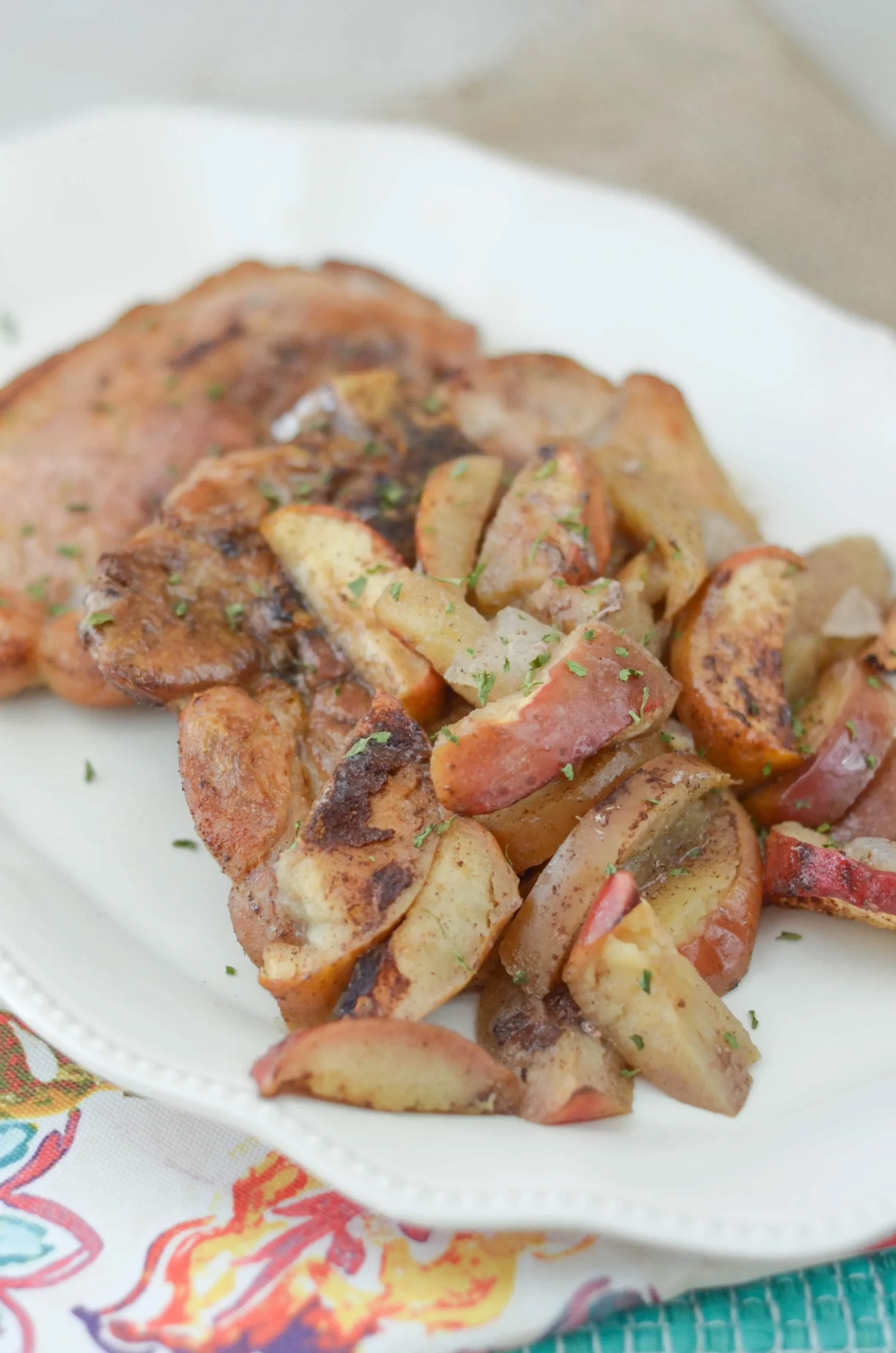 Pork with Cinnamon Apples