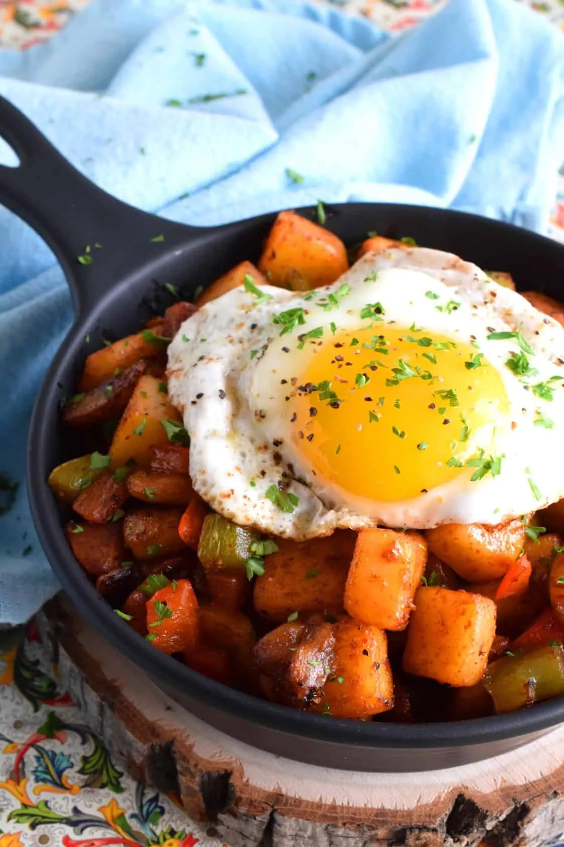 Potato and Bell Pepper Breakfast Hash