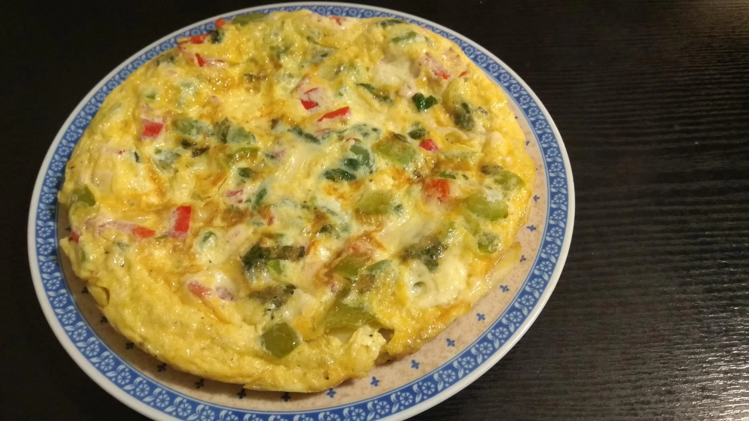 Potato and Cheese Omelet