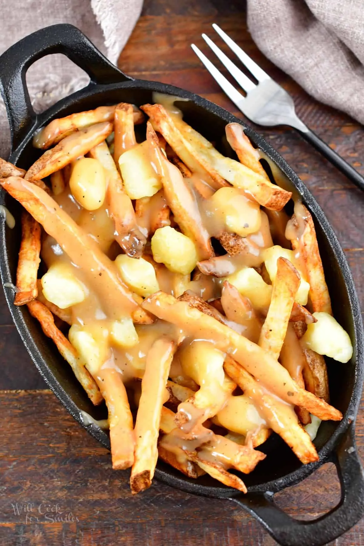Poutine with Homemade French Fries and Gravy