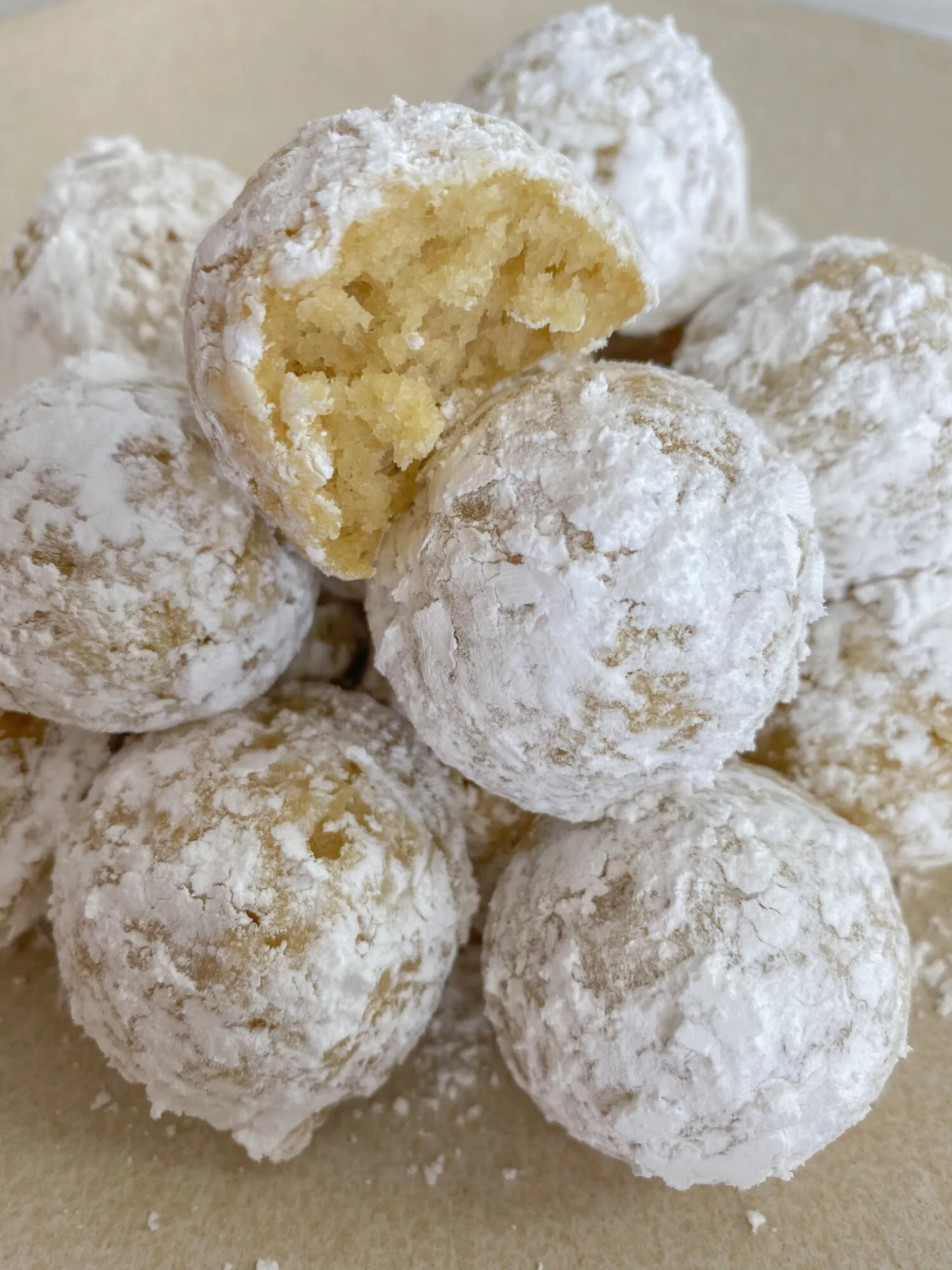 Powdered Sugar Donut Holes