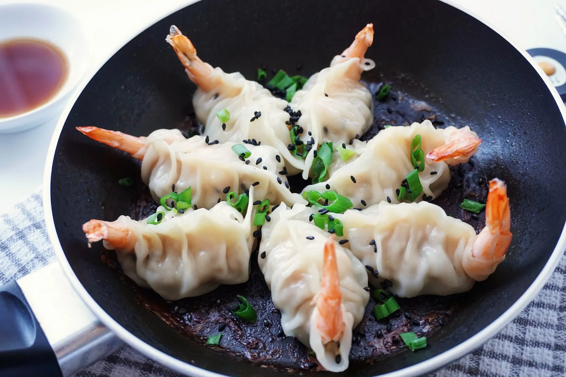 Prawn Dumpling with Saffron Turmeric in Tomato Sauce