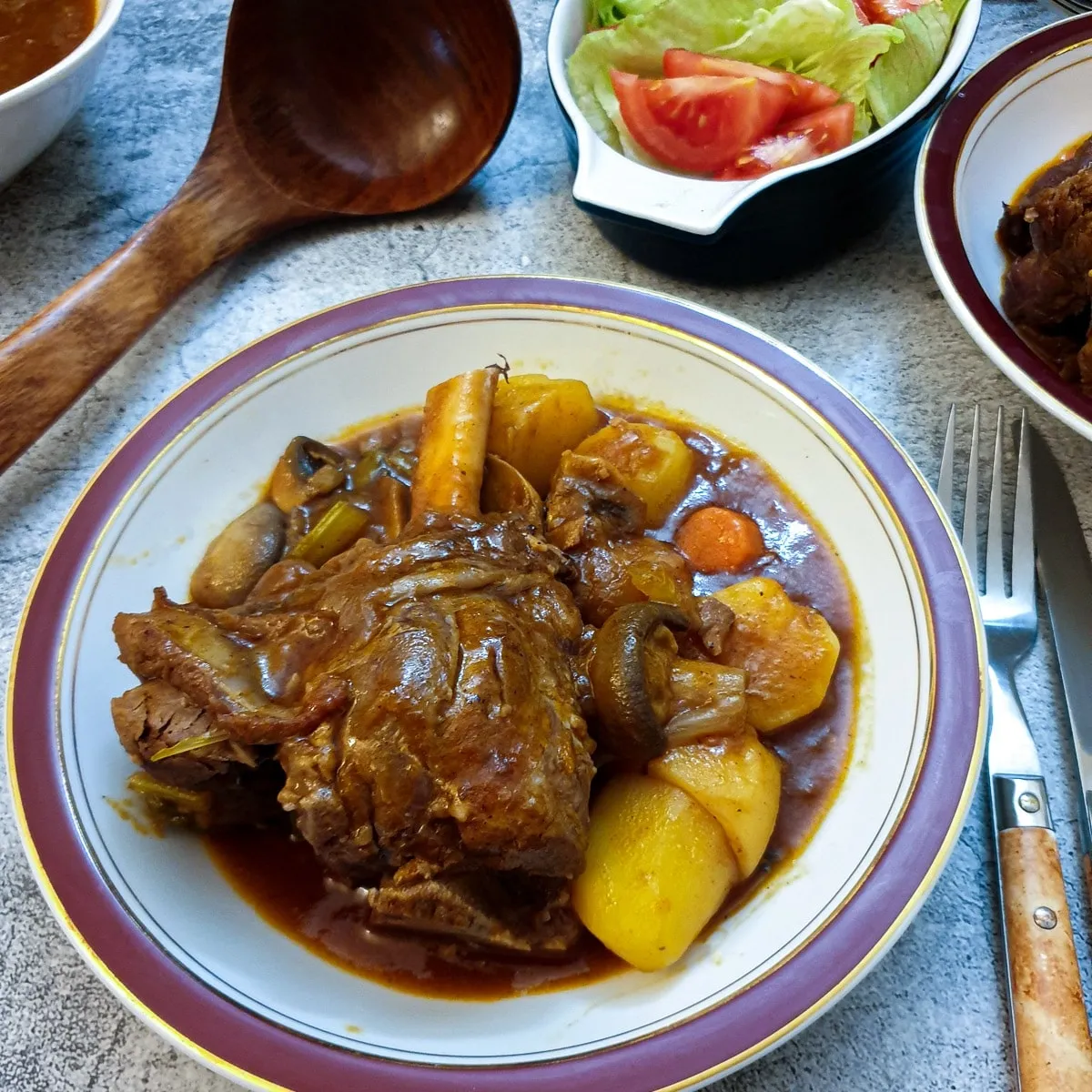 Pressure Cooker Lamb Shanks