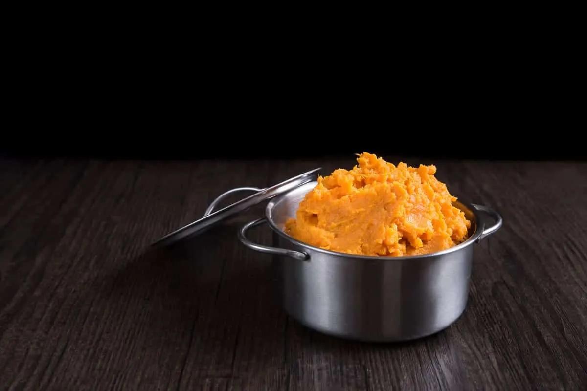 Pressure Cooker Mashed Sweet Potatoes