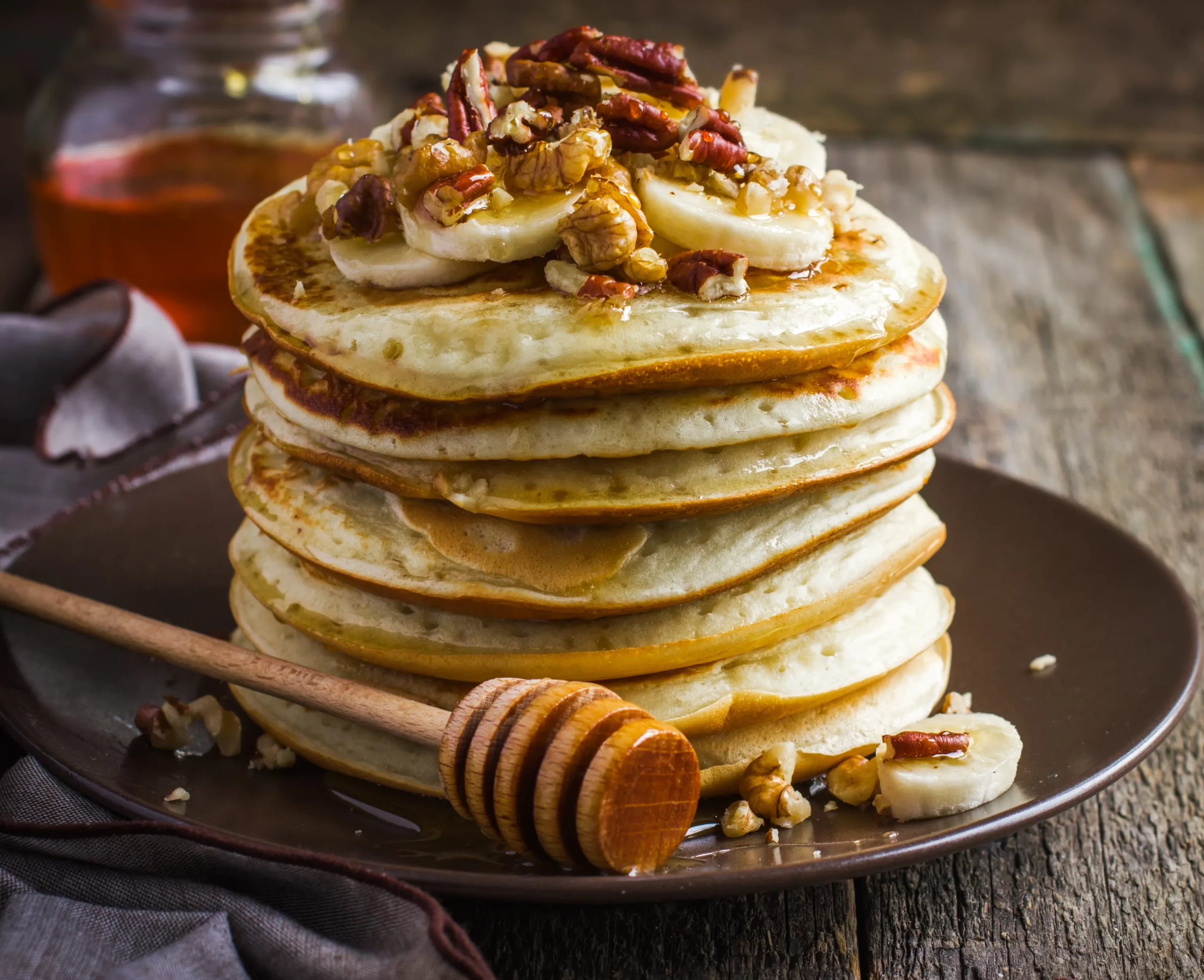 Preworkout Oatmeal Buttermilk Pancakes
