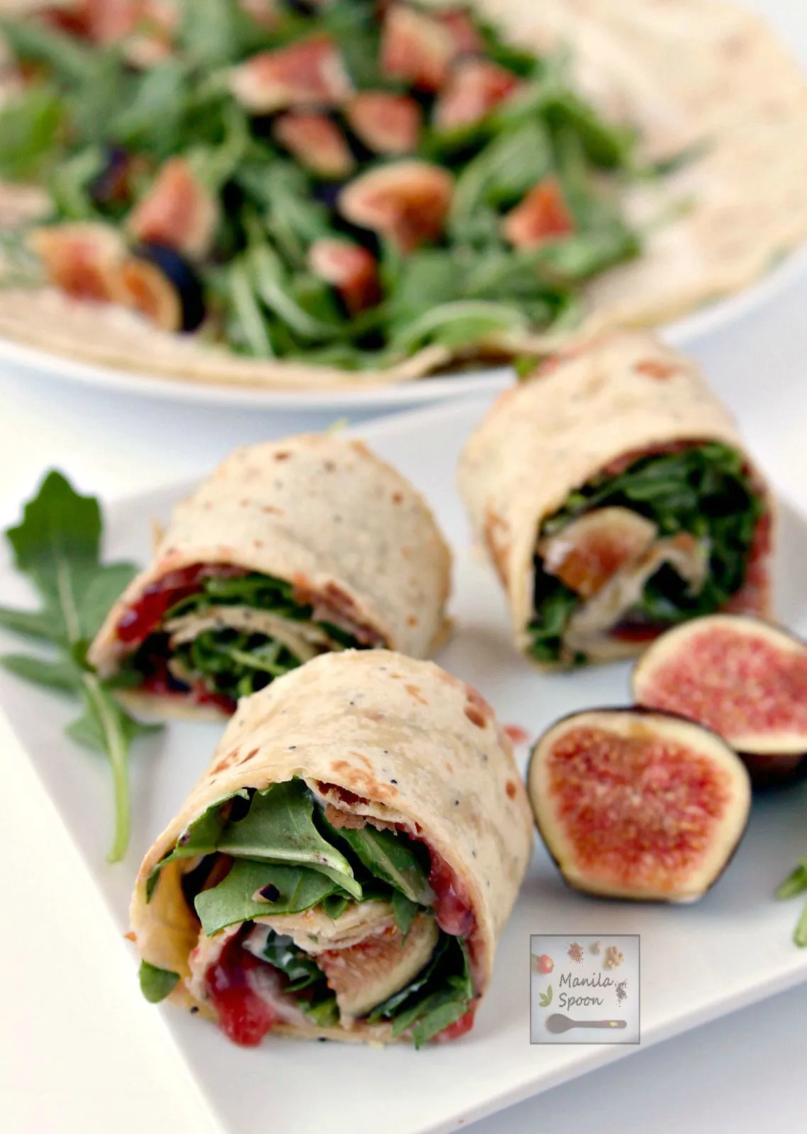 Prosciutto Wrapped Figs with Goat Cheese