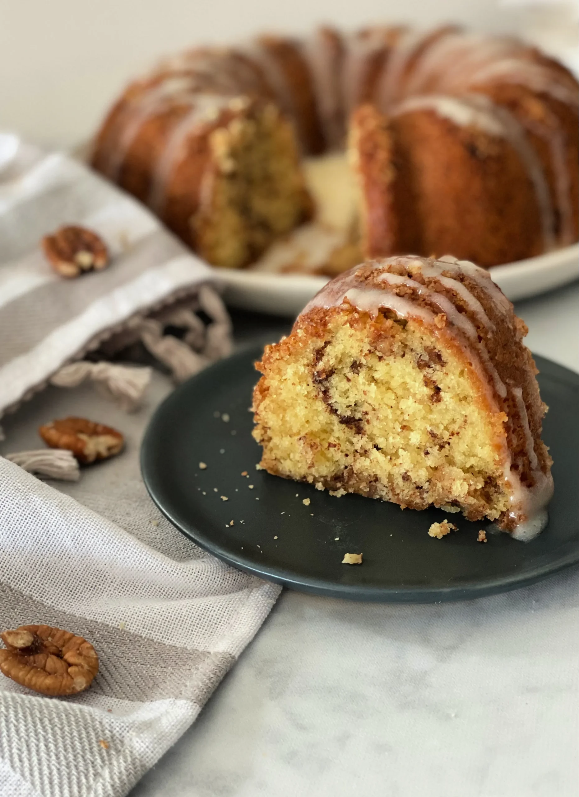Prune Sour Cream Coffee Cake