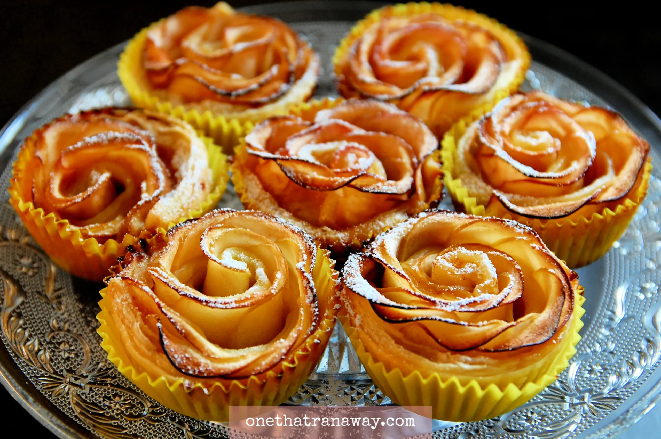 Puff Pastry Apple Roses