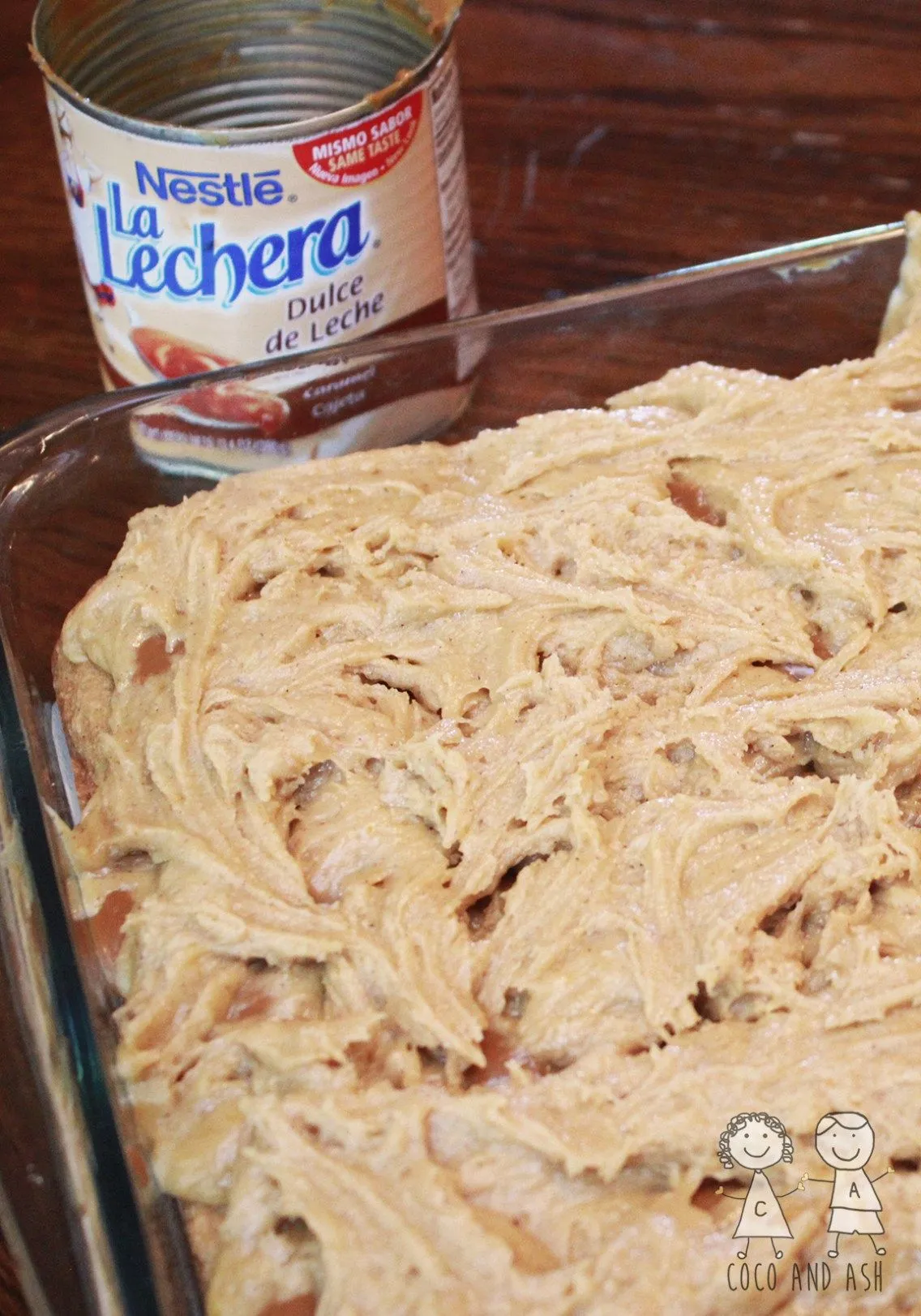 Pumpkin Blondies with Dulce de Leche Filling