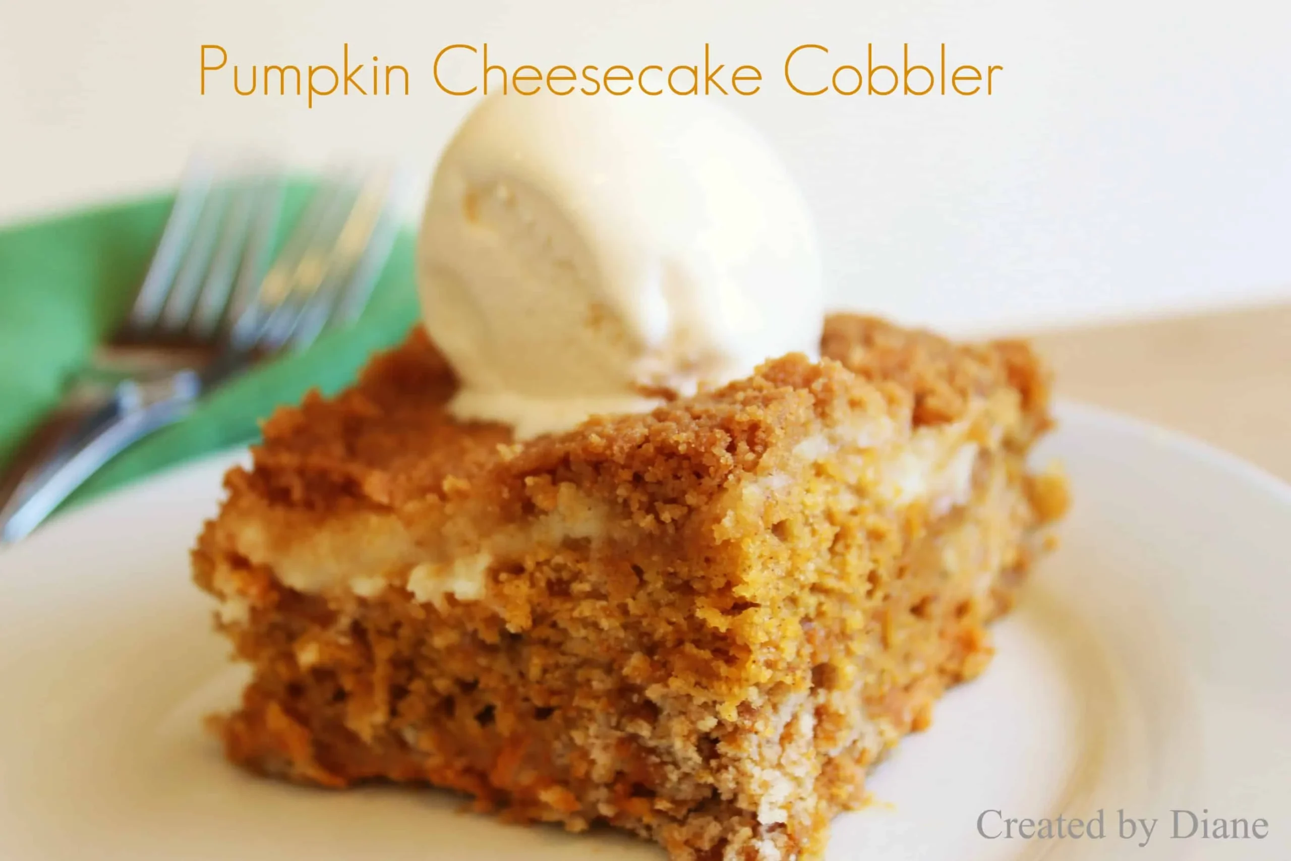 Pumpkin Cheesecake Cobbler II