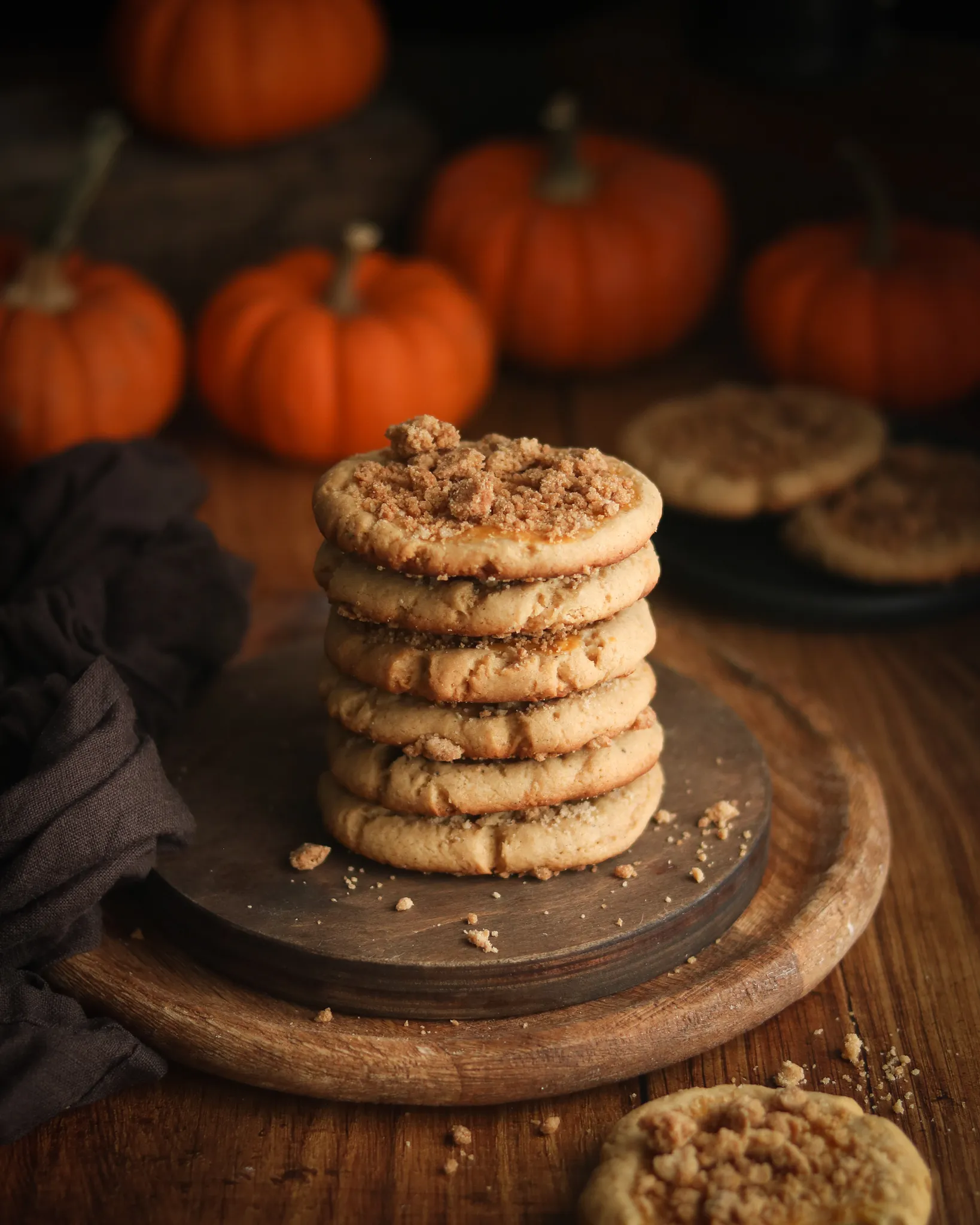 Pumpkin Crumb Pie Cookies