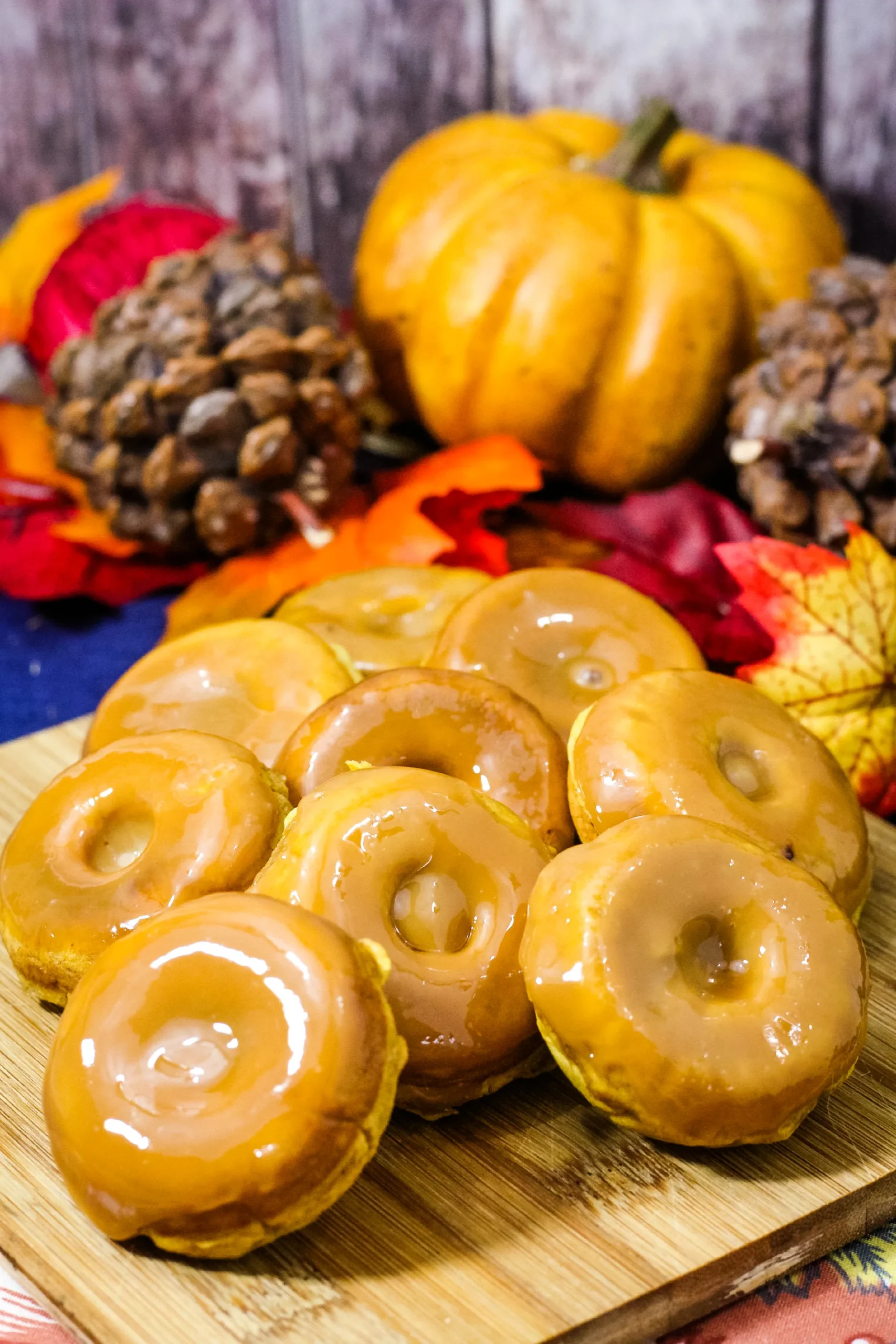 Pumpkin Donuts with Pumpkin Filling