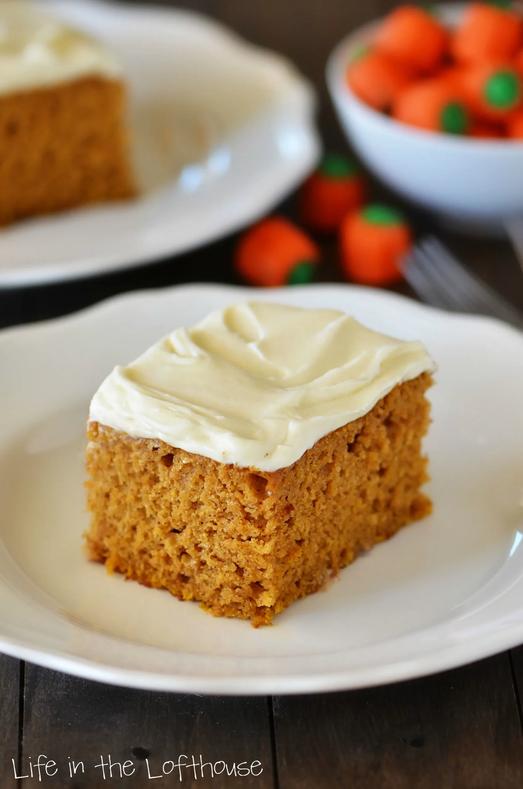 Pumpkin Pie Banana Cake with Cream Cheese Frosting