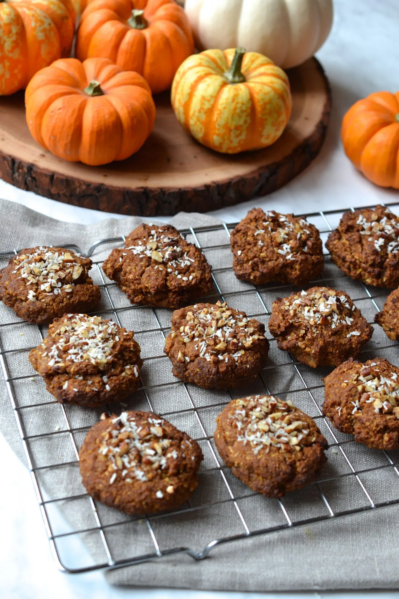Pumpkin Spice Breakfast Cookies