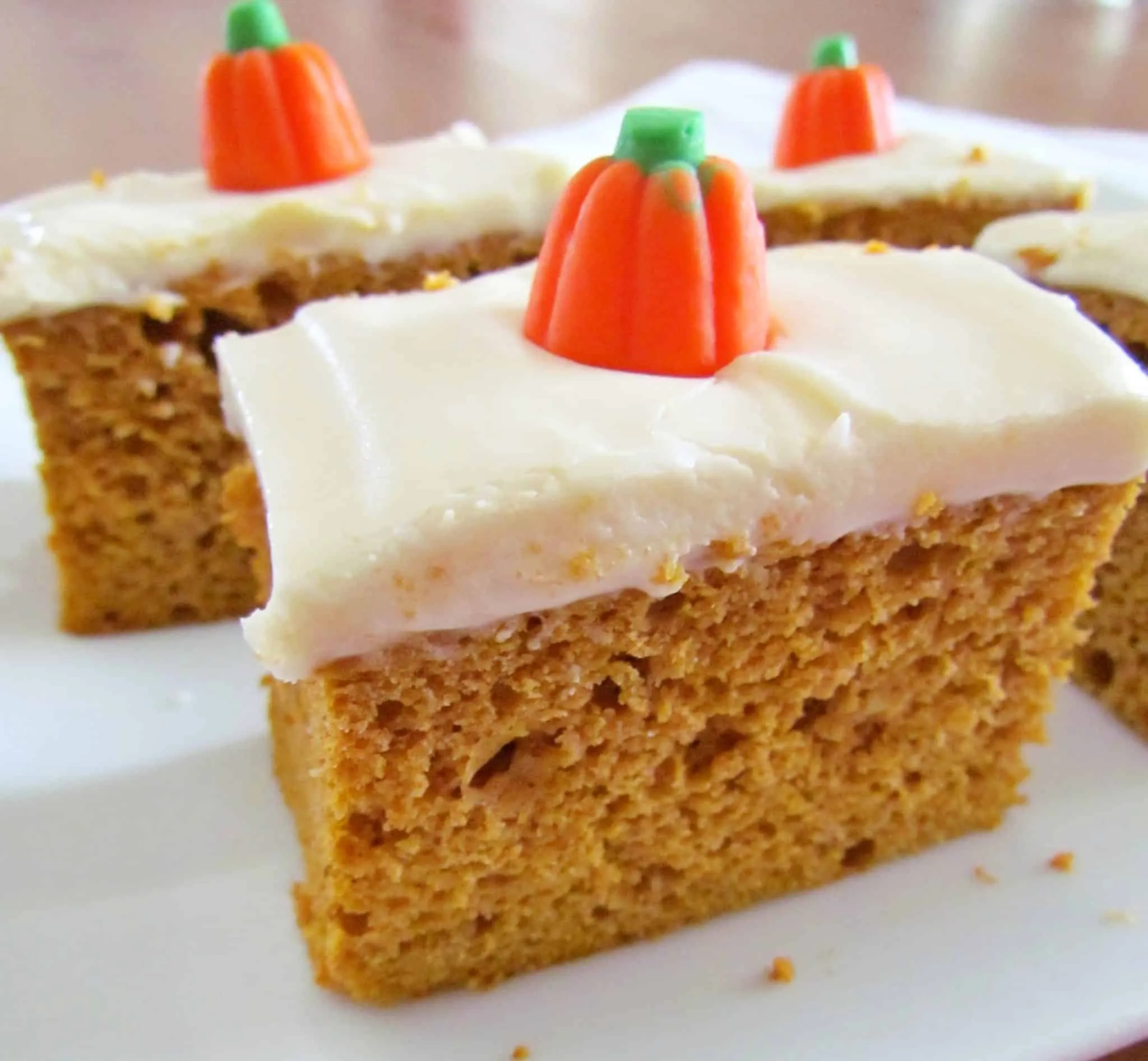 Pumpkin Spice Cake with Apple Butter Cream Cheese Frosting