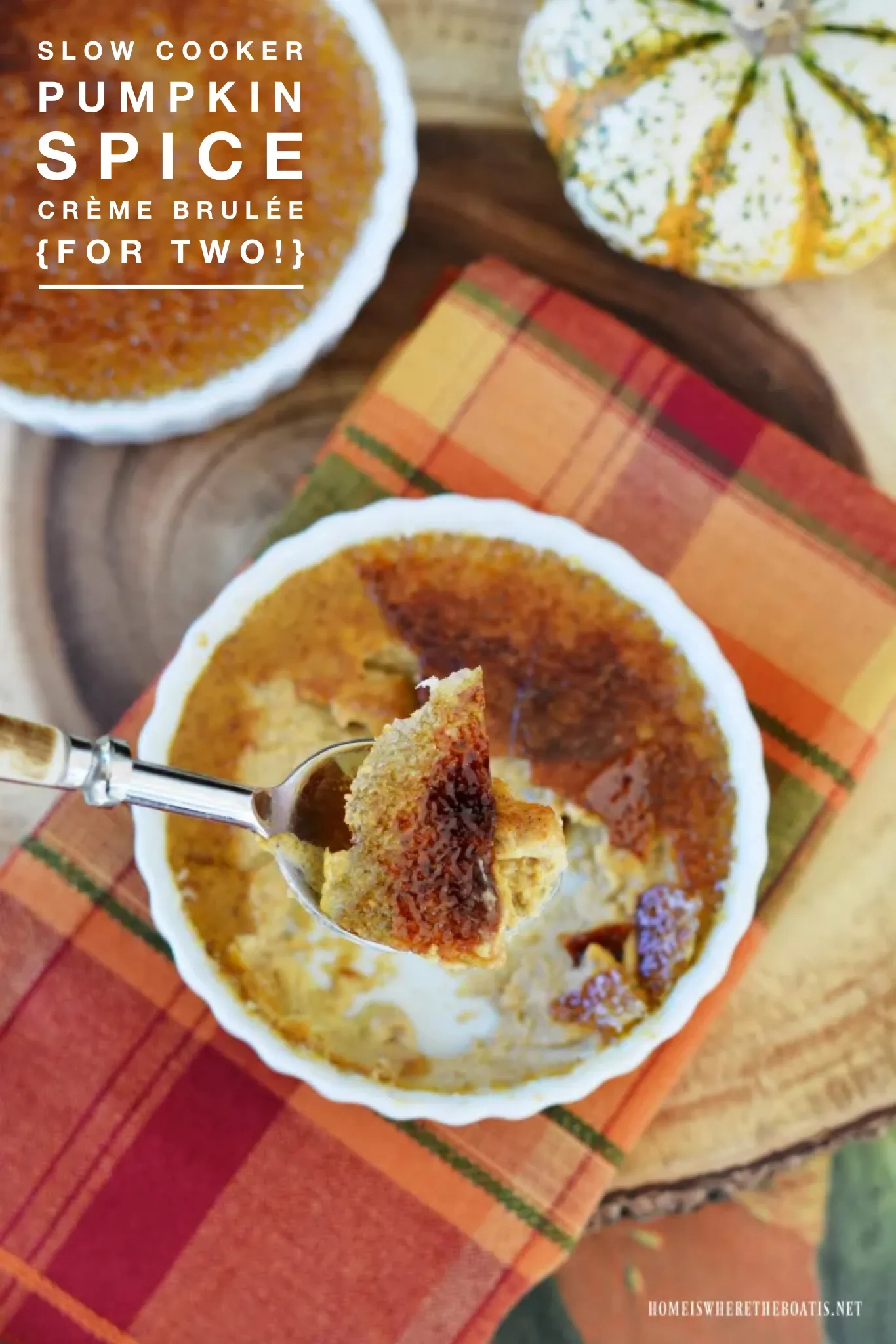 Pumpkin Spice Creme Brulee