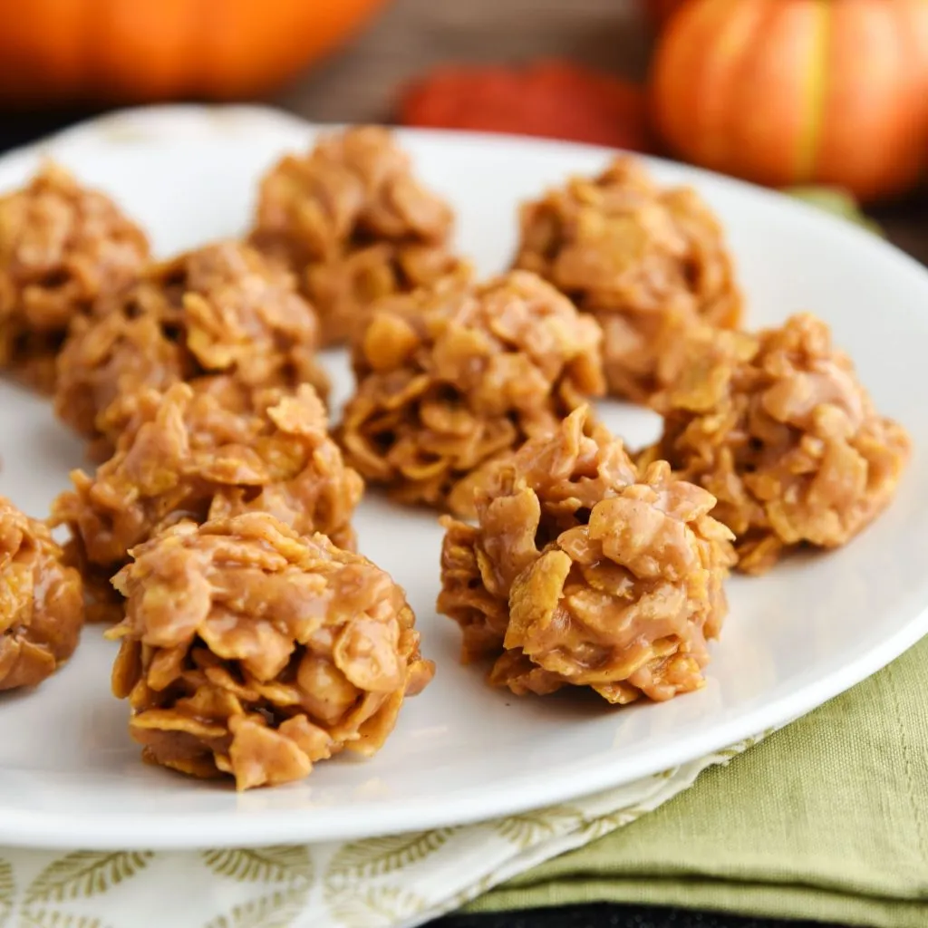 Pumpkin Spice Peanut Butter Cookie Dough Bites