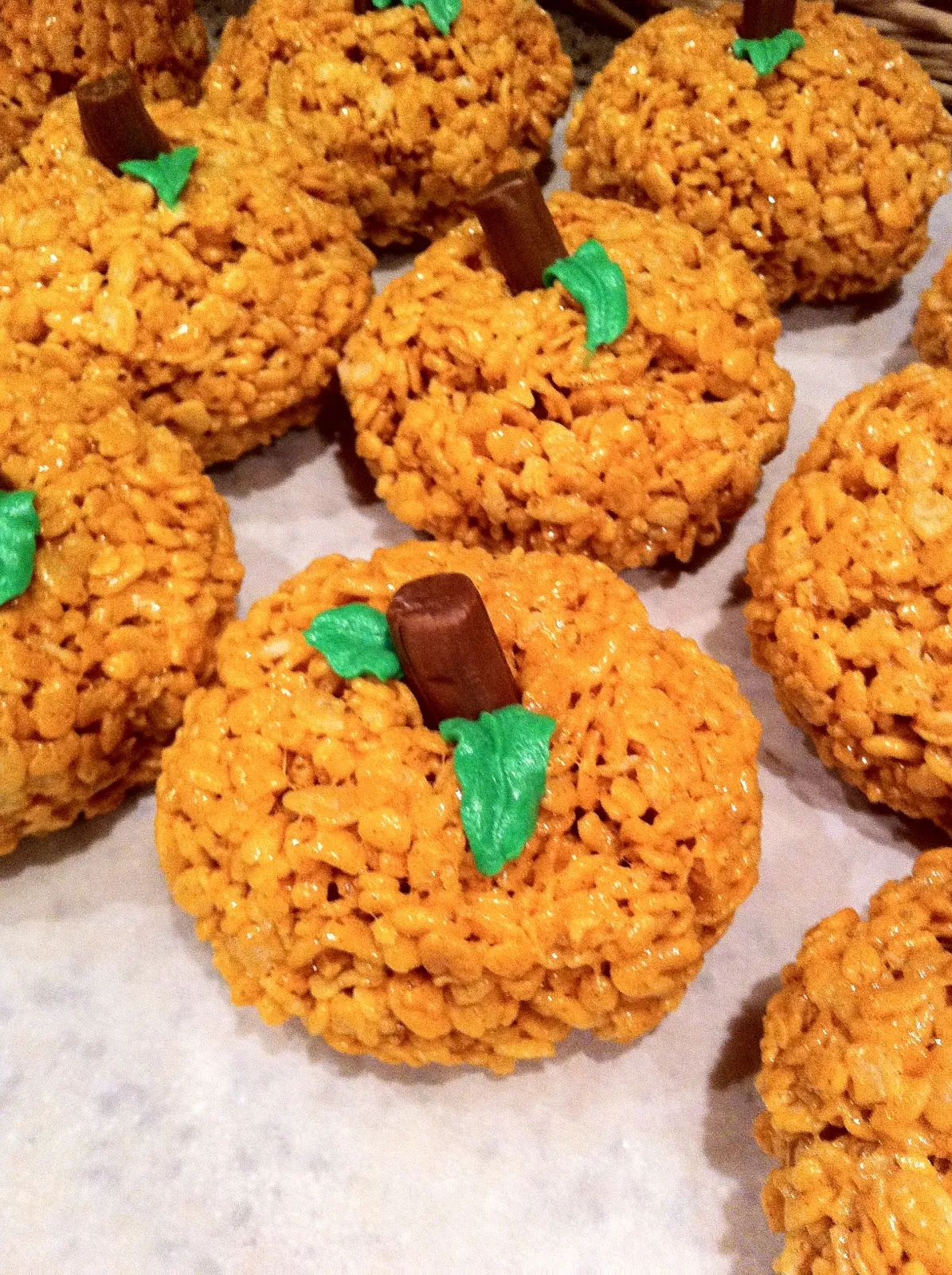 Pumpkin Spice Rice Krispies