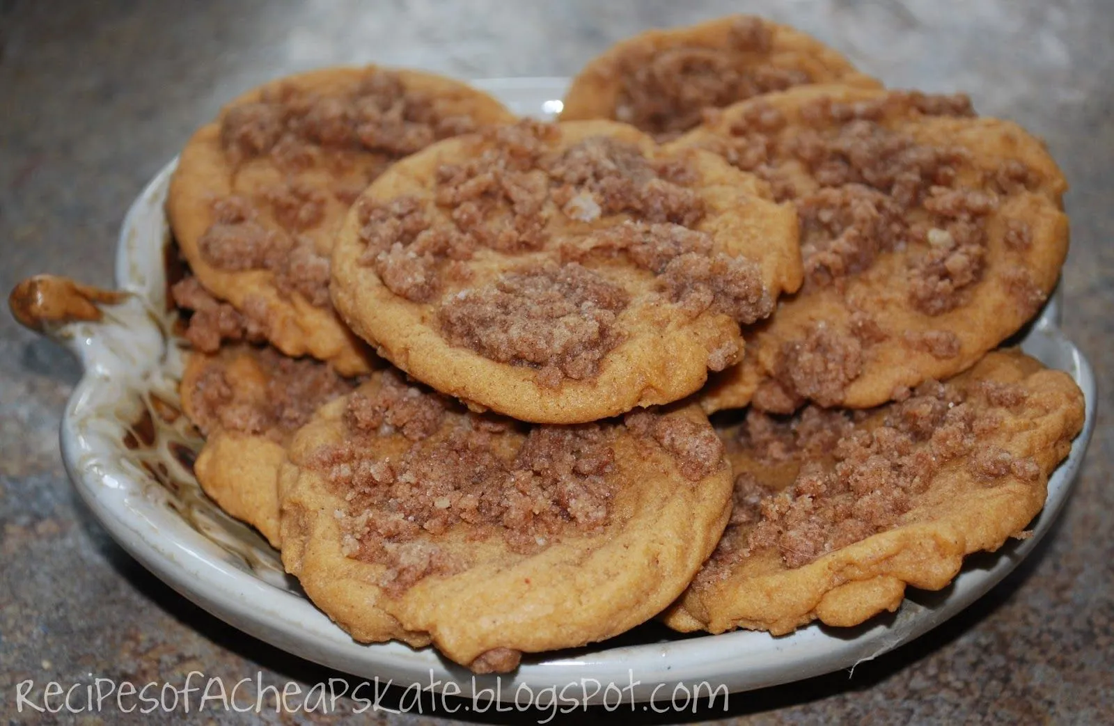 Pumpkin Streusel Pudding Cookies