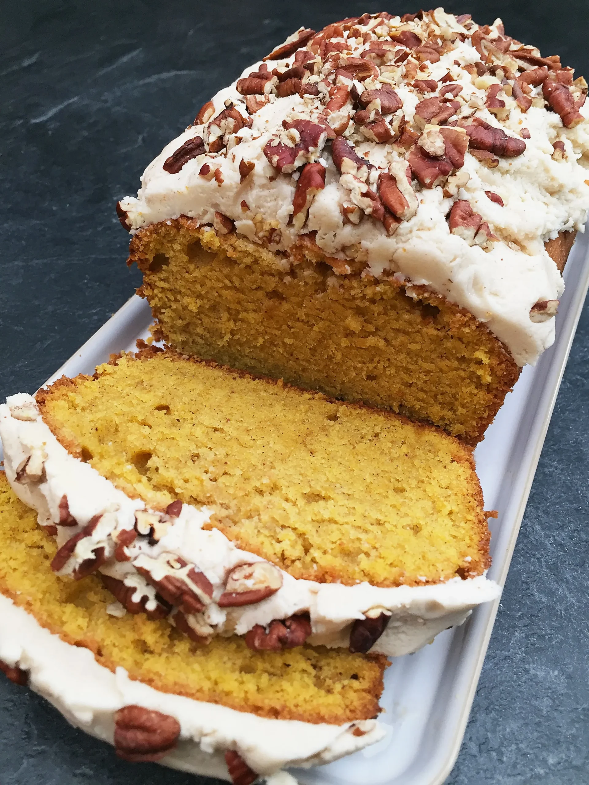 Pumpkin Toffee Pecan Pound Cake