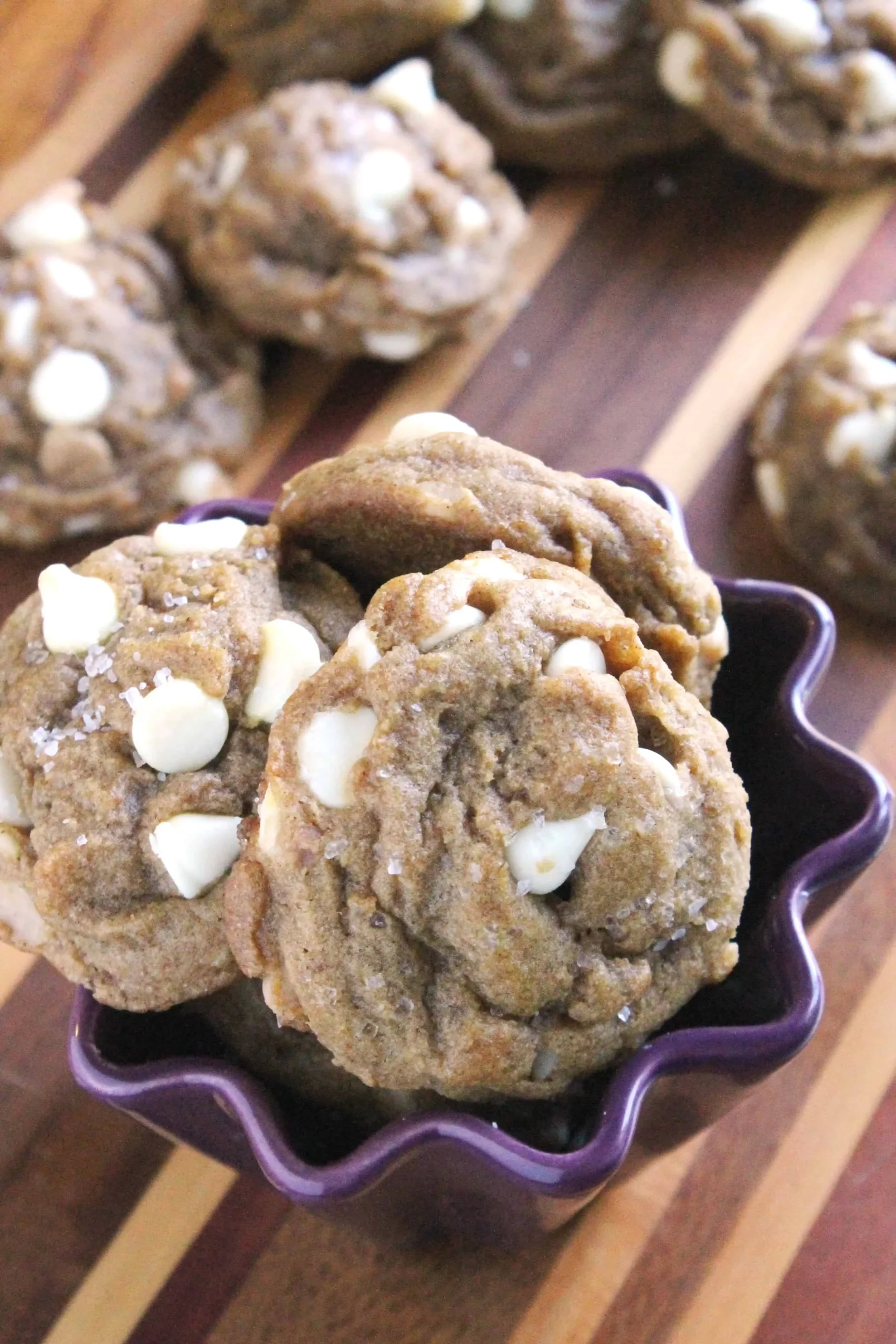 Pumpkin White Chocolate Chip Macadamia Nut Cookies