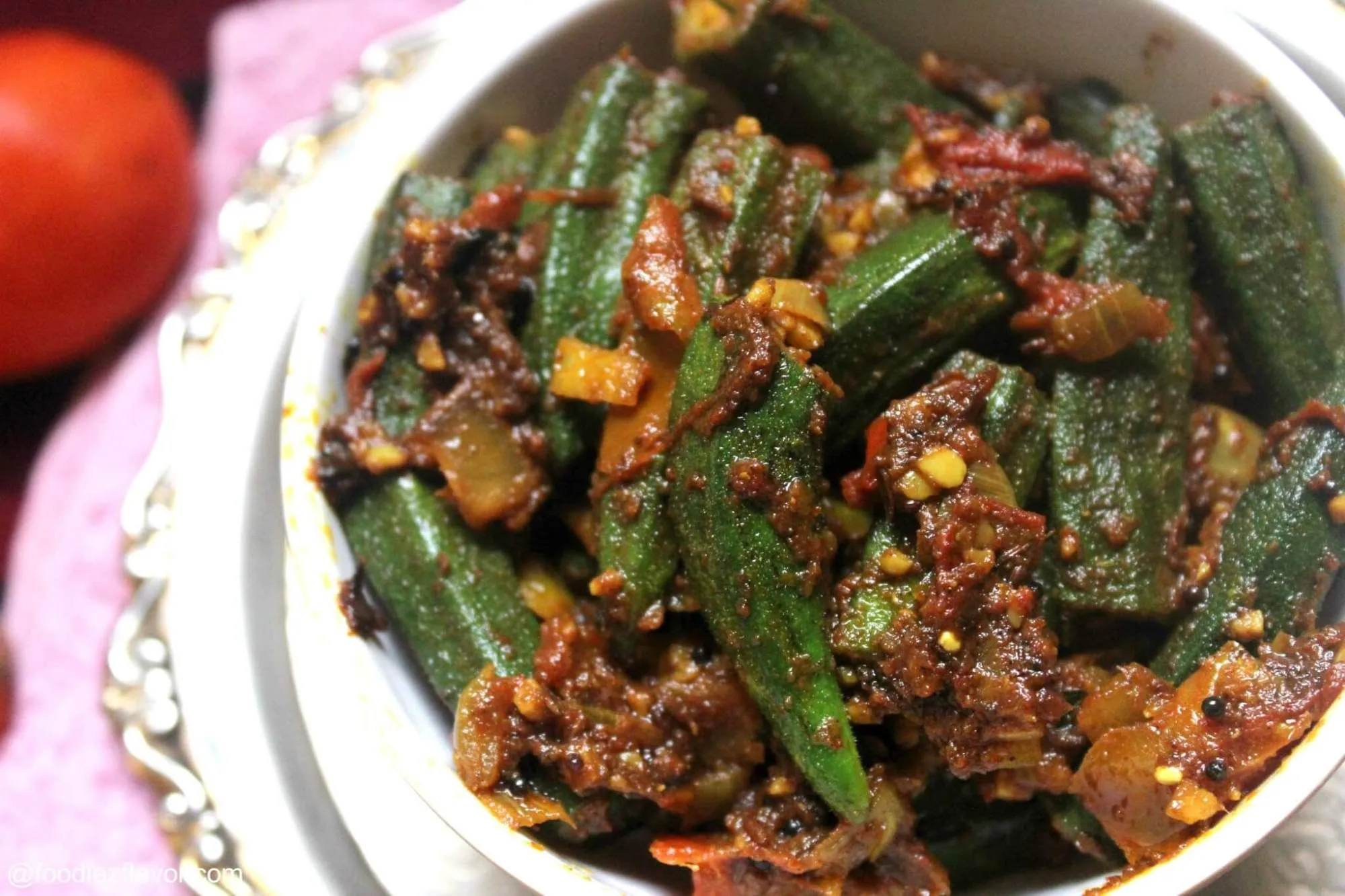 Punjabi Style Okra Masala Juju