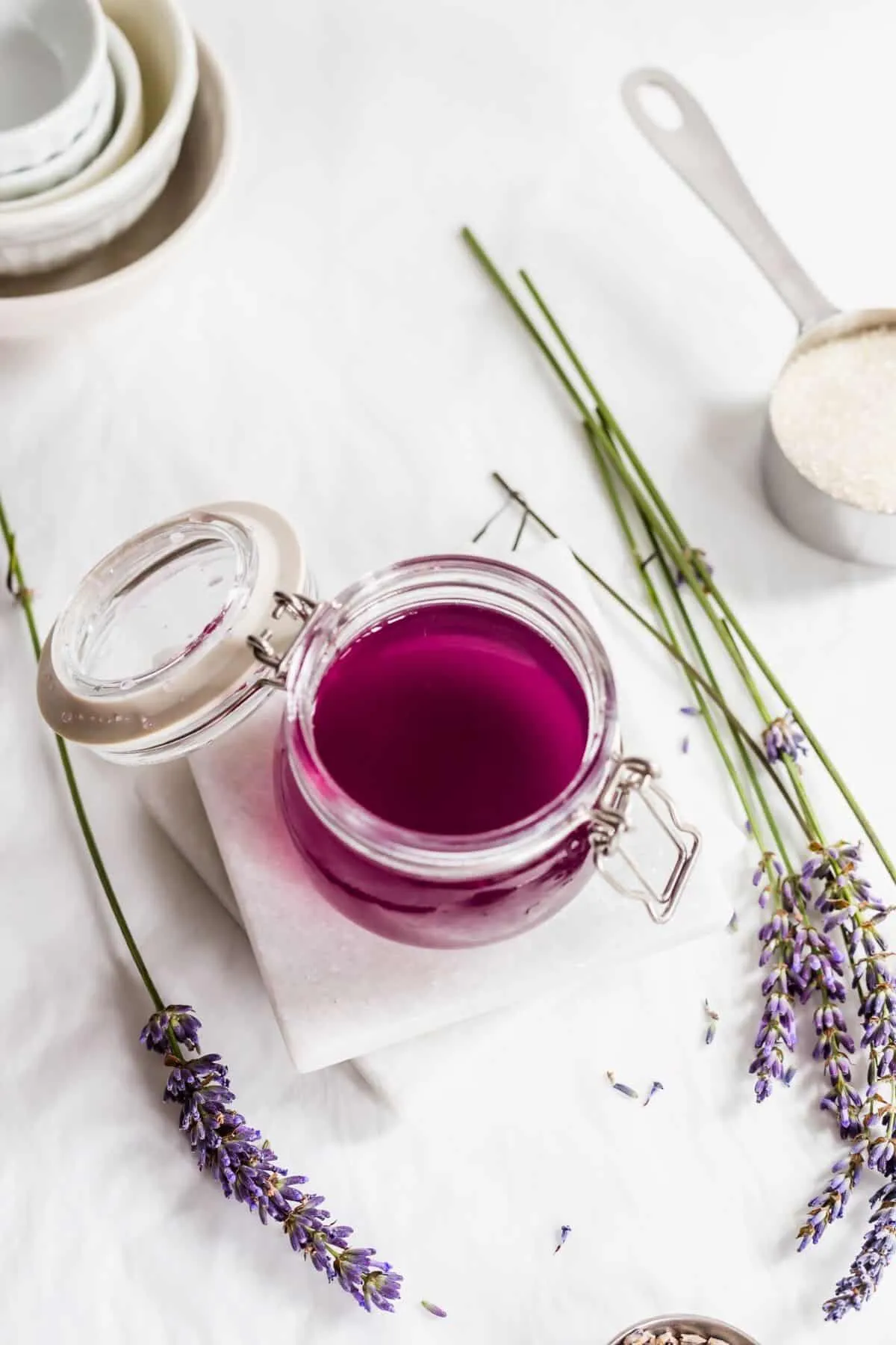 Purple Lavender Simple Syrup