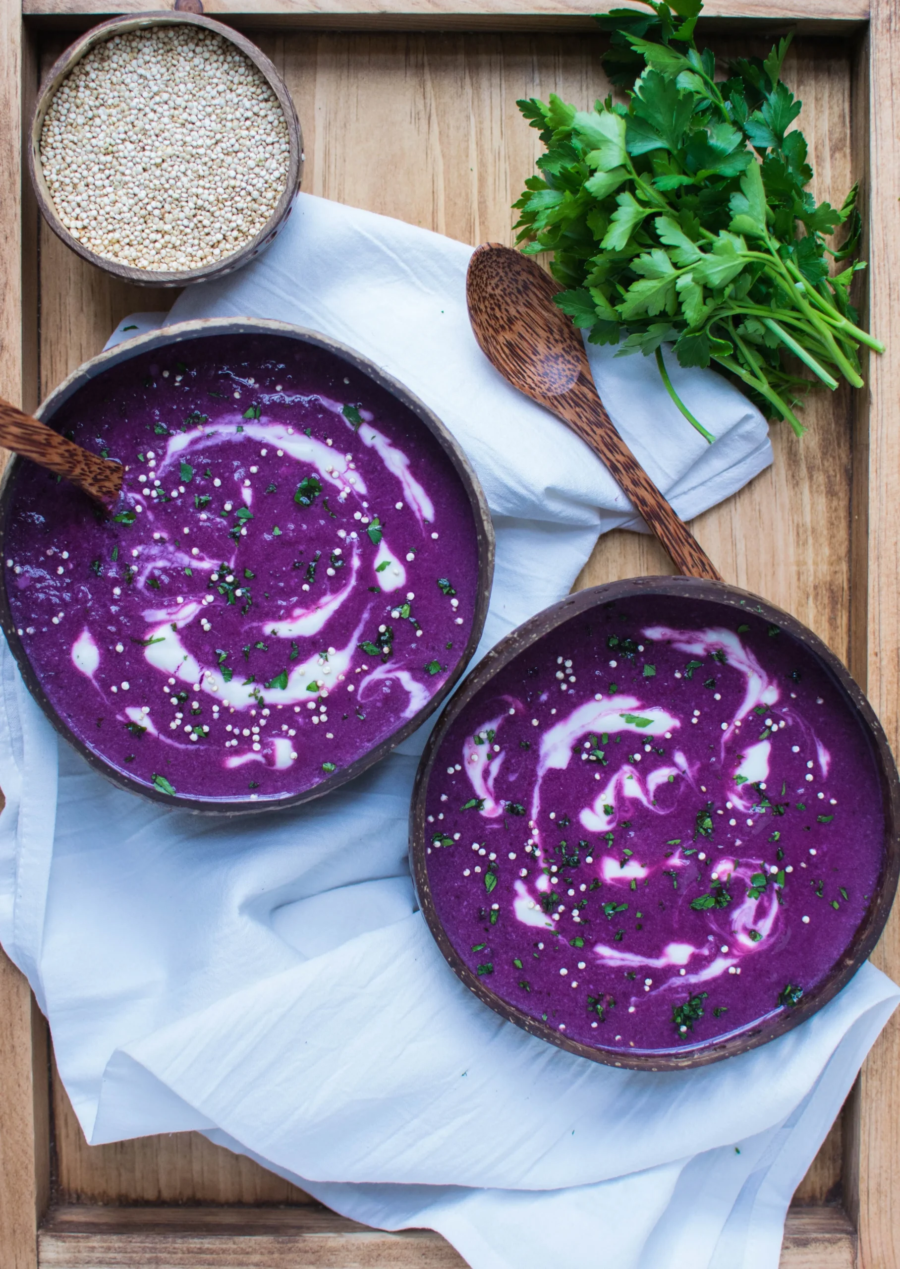 Purple Sweet Potato Soup