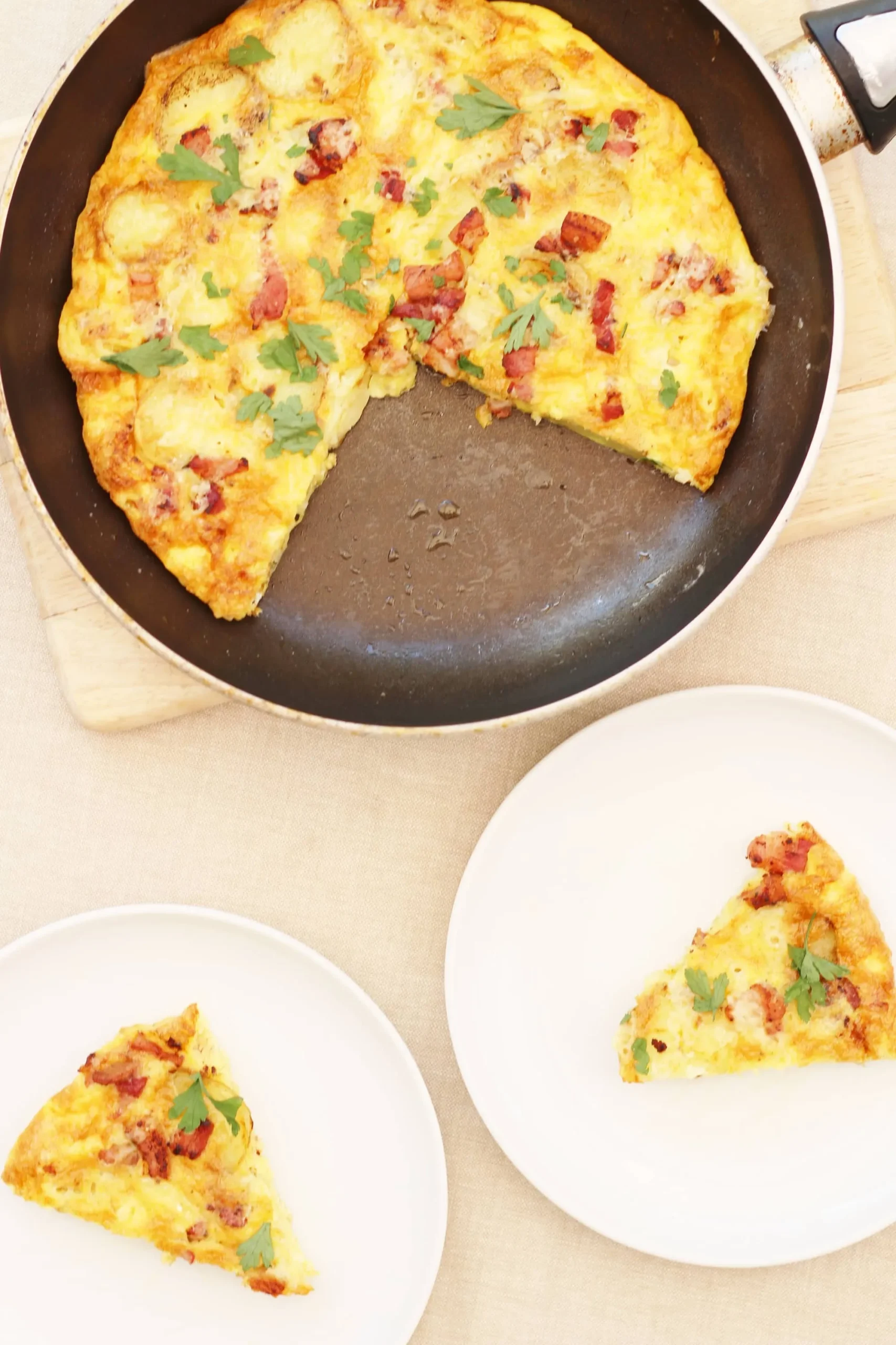 Quiche Lorraine Style Frittata