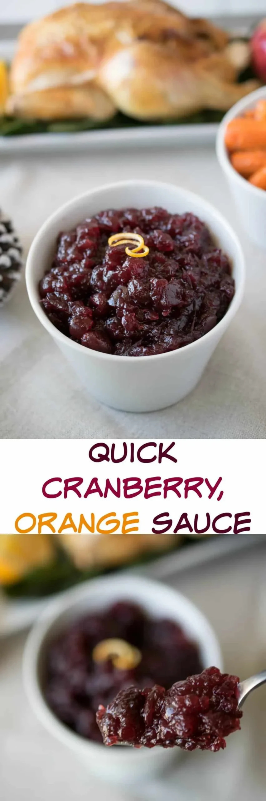 Quick Cranberry Orange Sauce