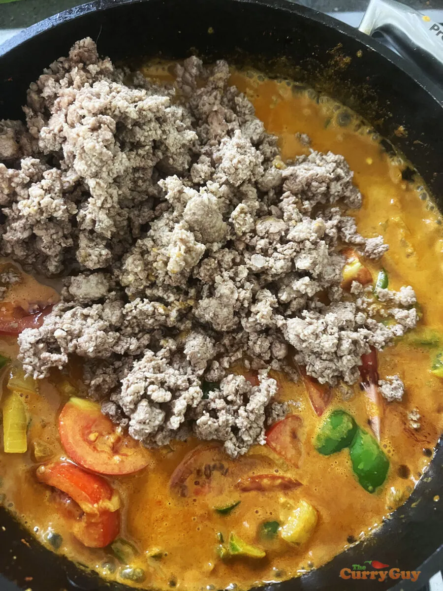 Quick Lamb Curry Lamb Keema Shimla Mirch