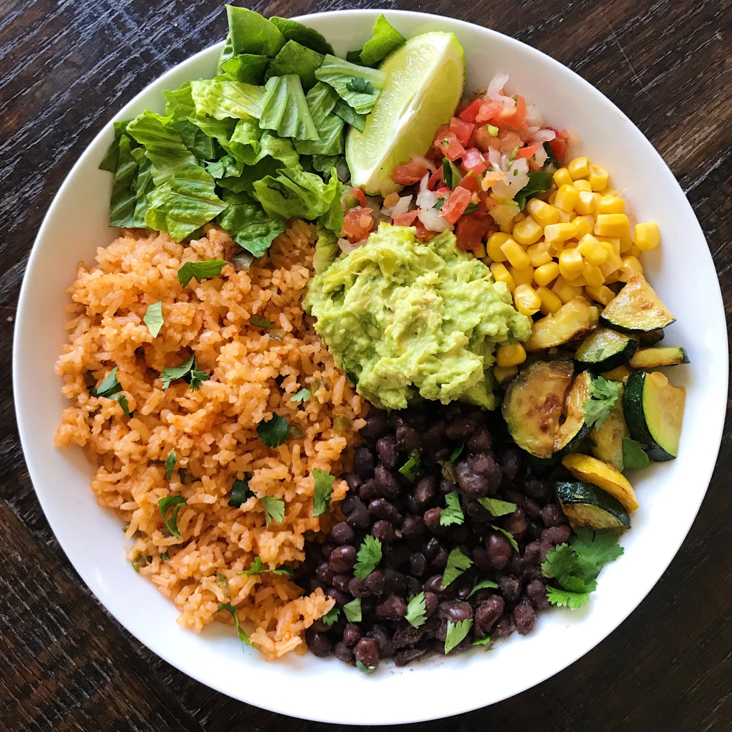 Quick Vegetarian Burrito Bowls