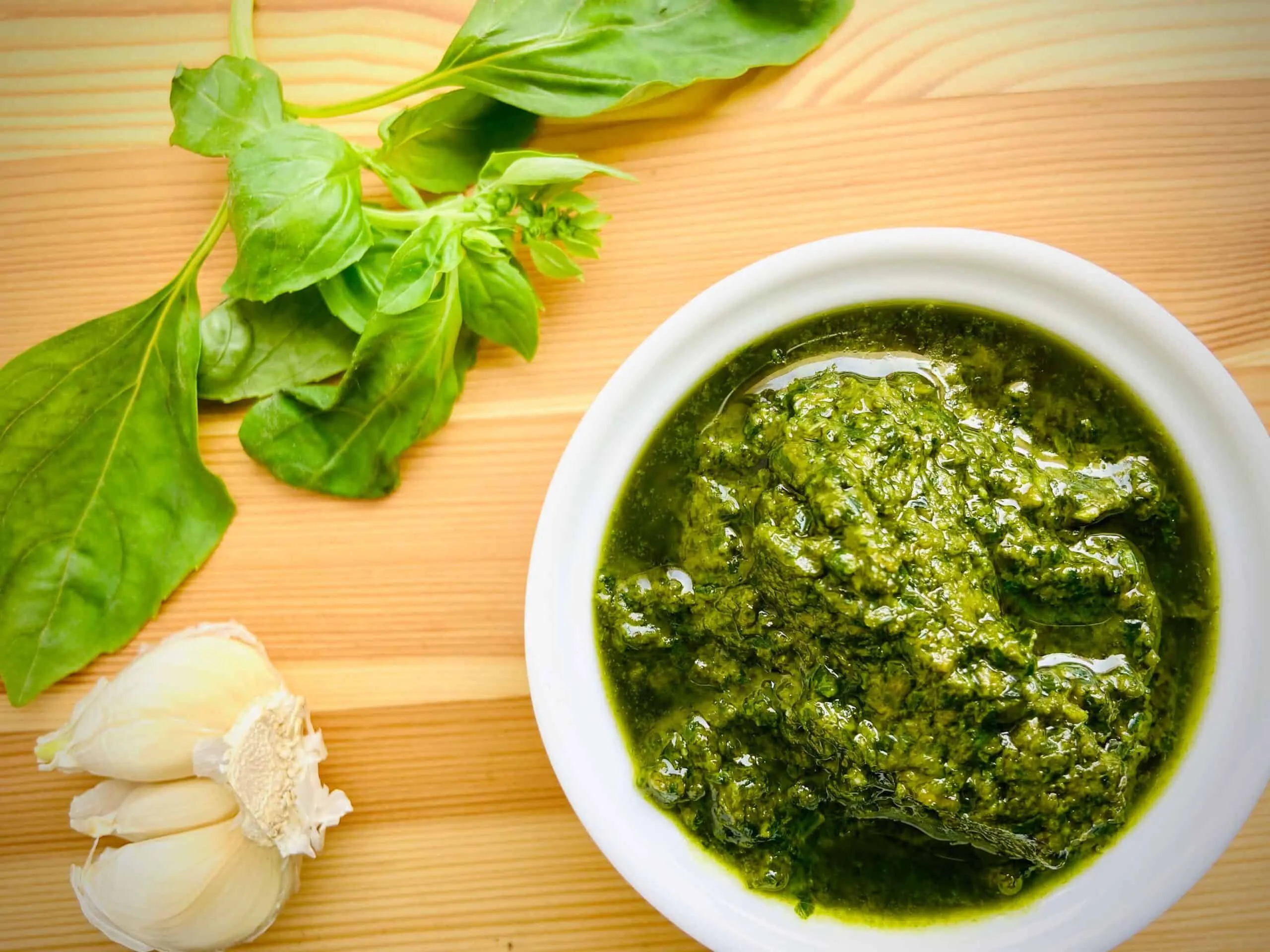 Quick and Easy Nut Free Pesto Sauce