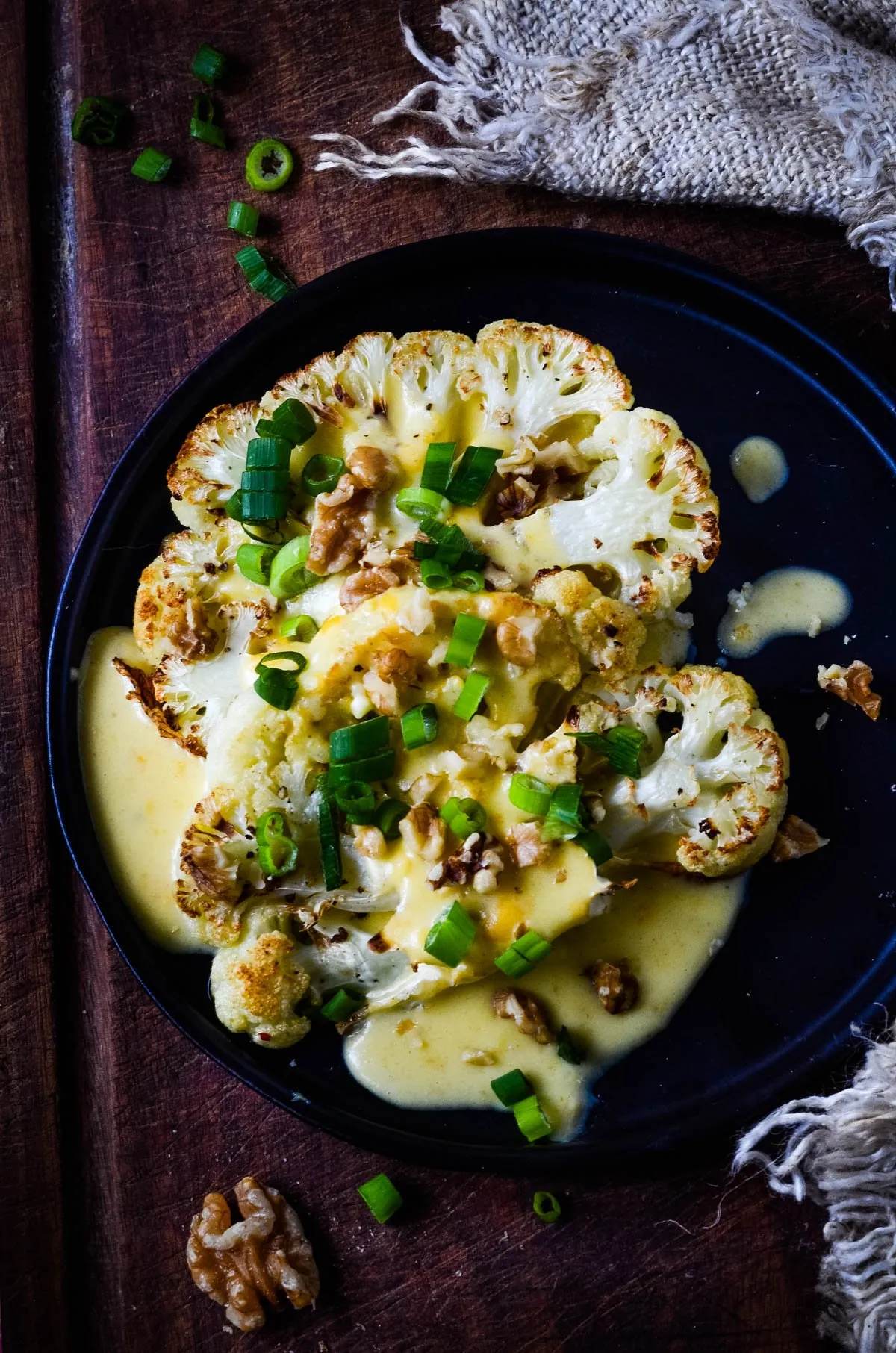 Quick and Easy Roasted Cauliflower Cheese Steaks