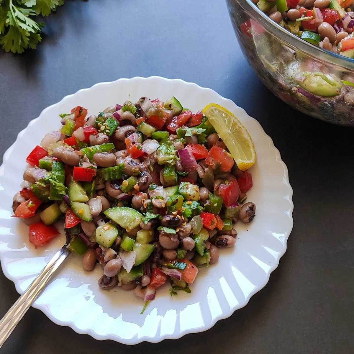 Quick n Easy Black Eyed Peas Salad from Danette May