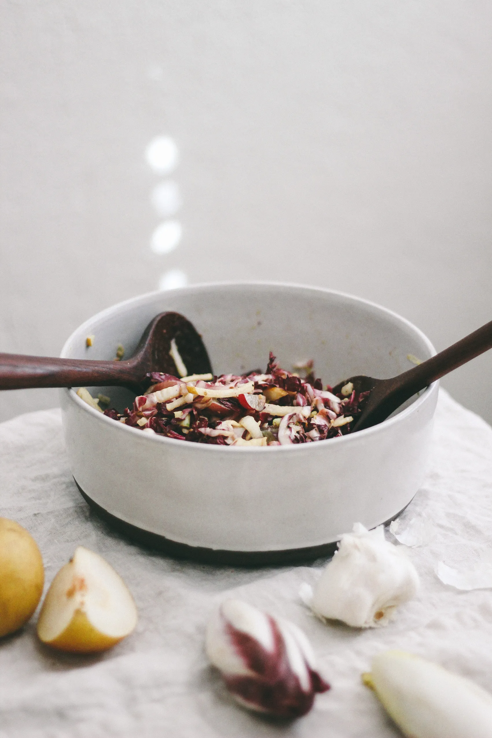 Radicchio Salad with Asian Pear
