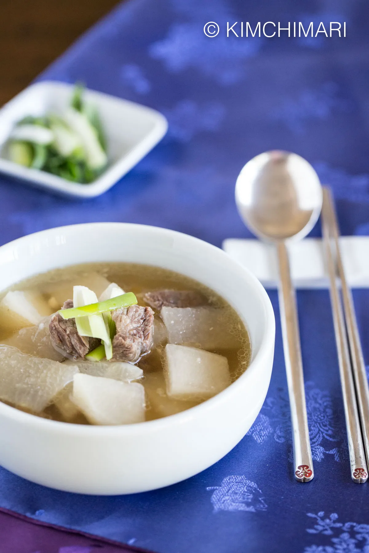 Radish Soup (Korean Mu Doenjang Guk)