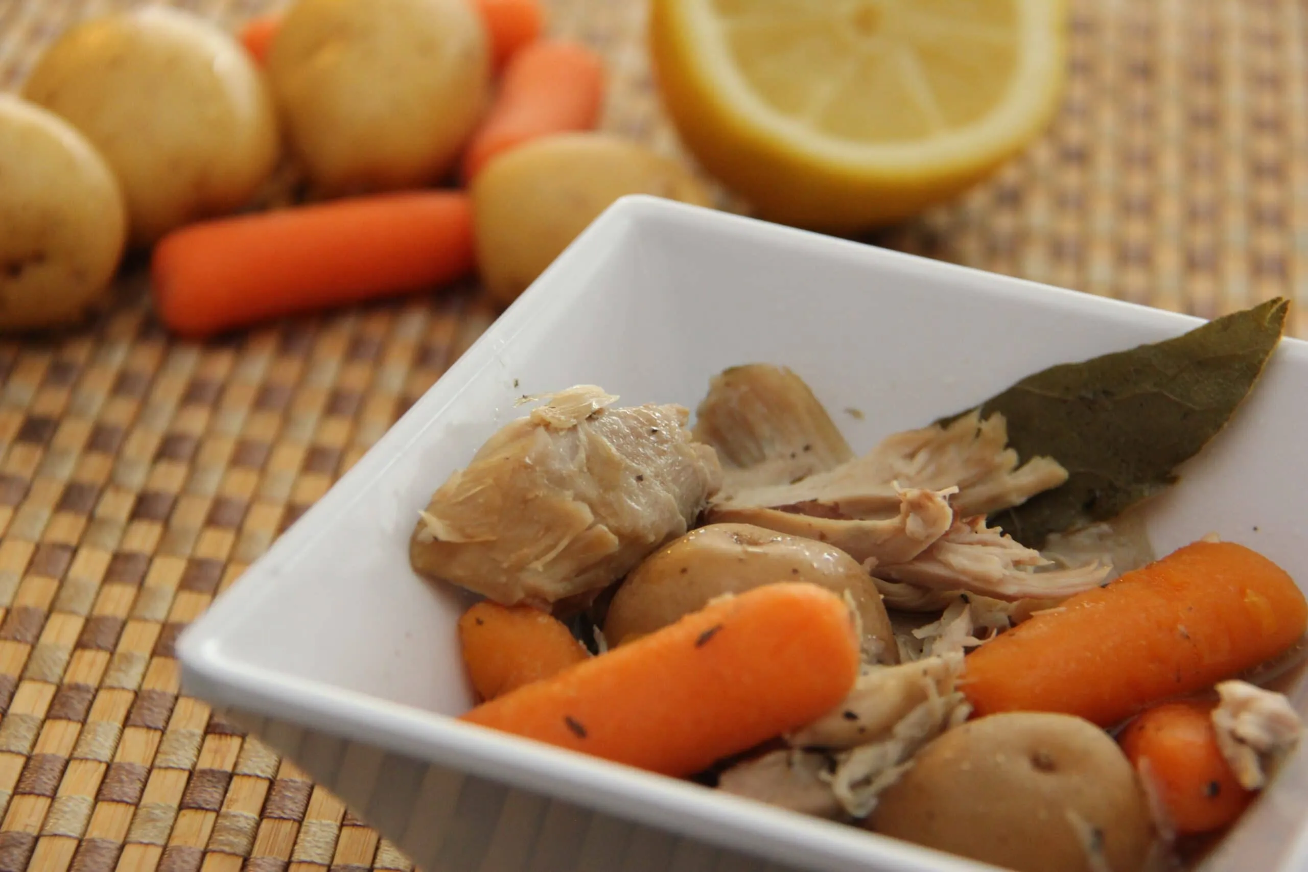 Rainy Day Stewed Chicken Veggies