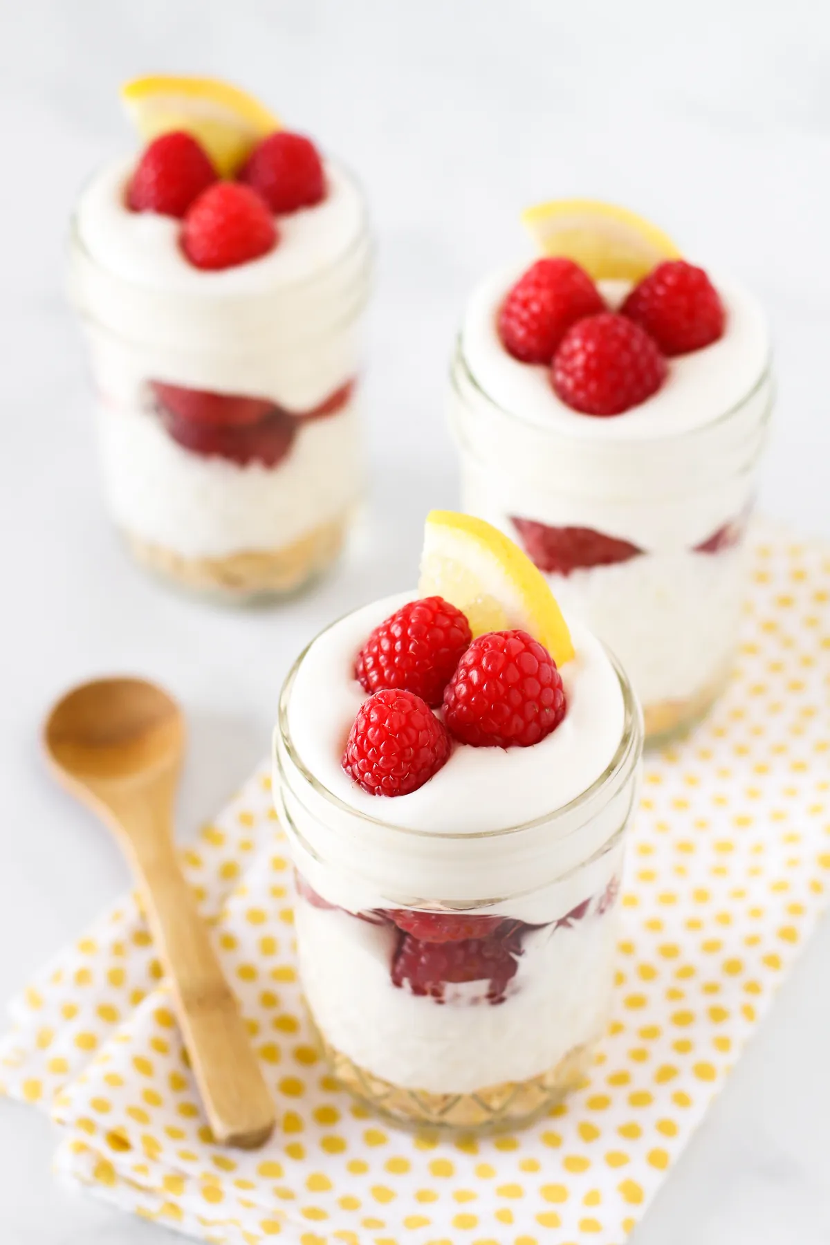 Raspberry Lemon Dream Parfaits