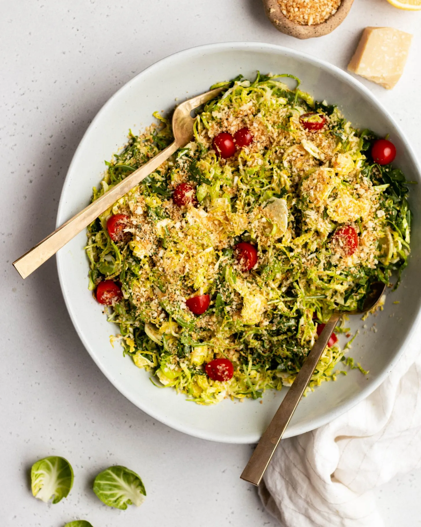 Raw Shredded Brussels Sprouts