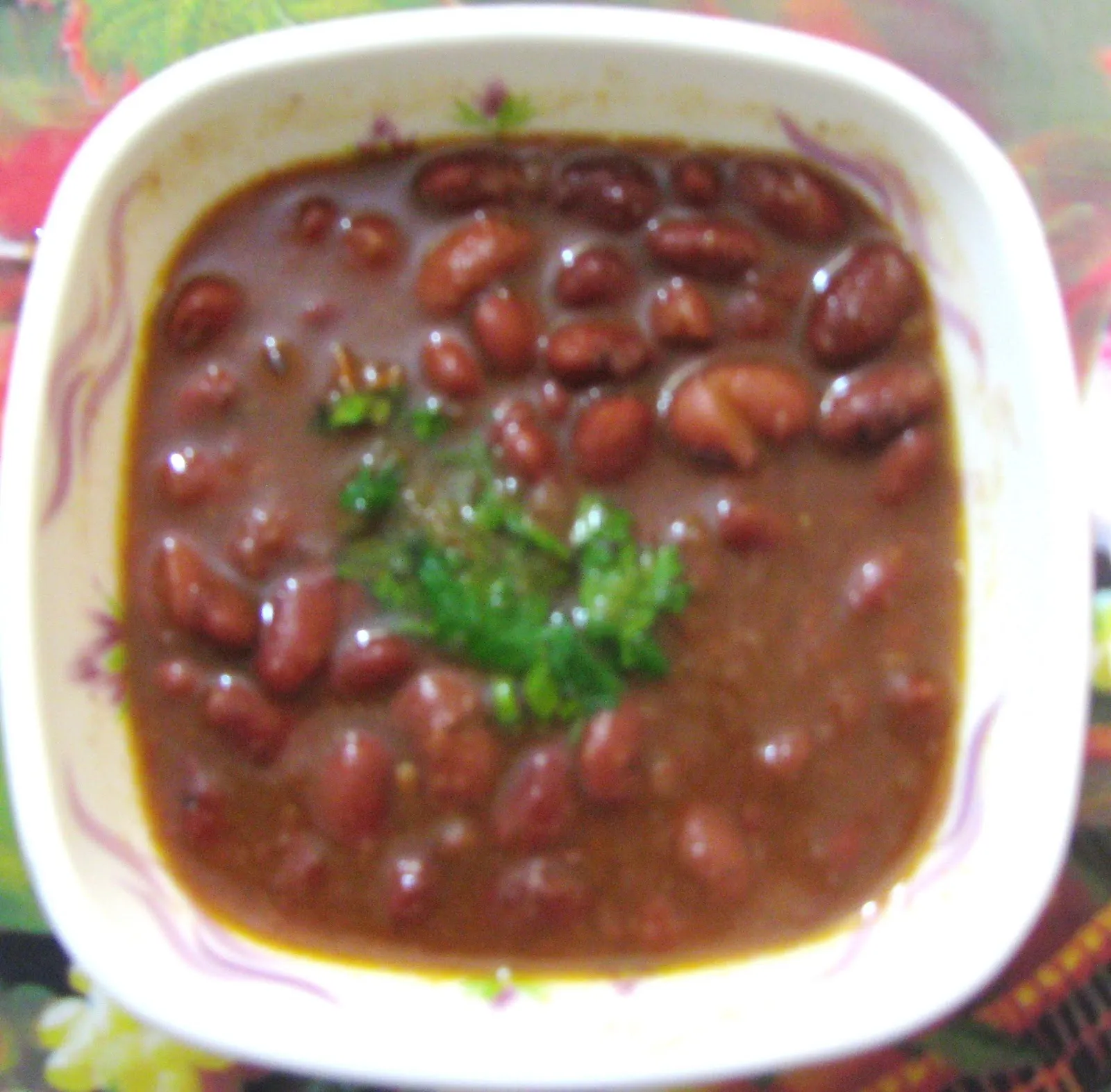 Red Kidney Beans Curry Punjabi Rajma